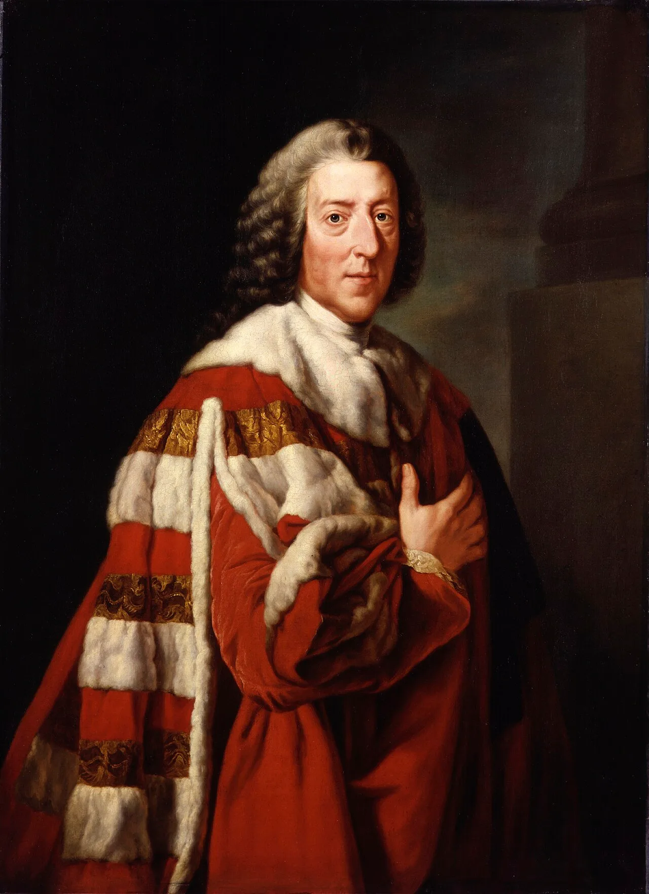 Porträt von William Pitt, 1. Earl of Chatham (1708–1778) – Gedenkseite