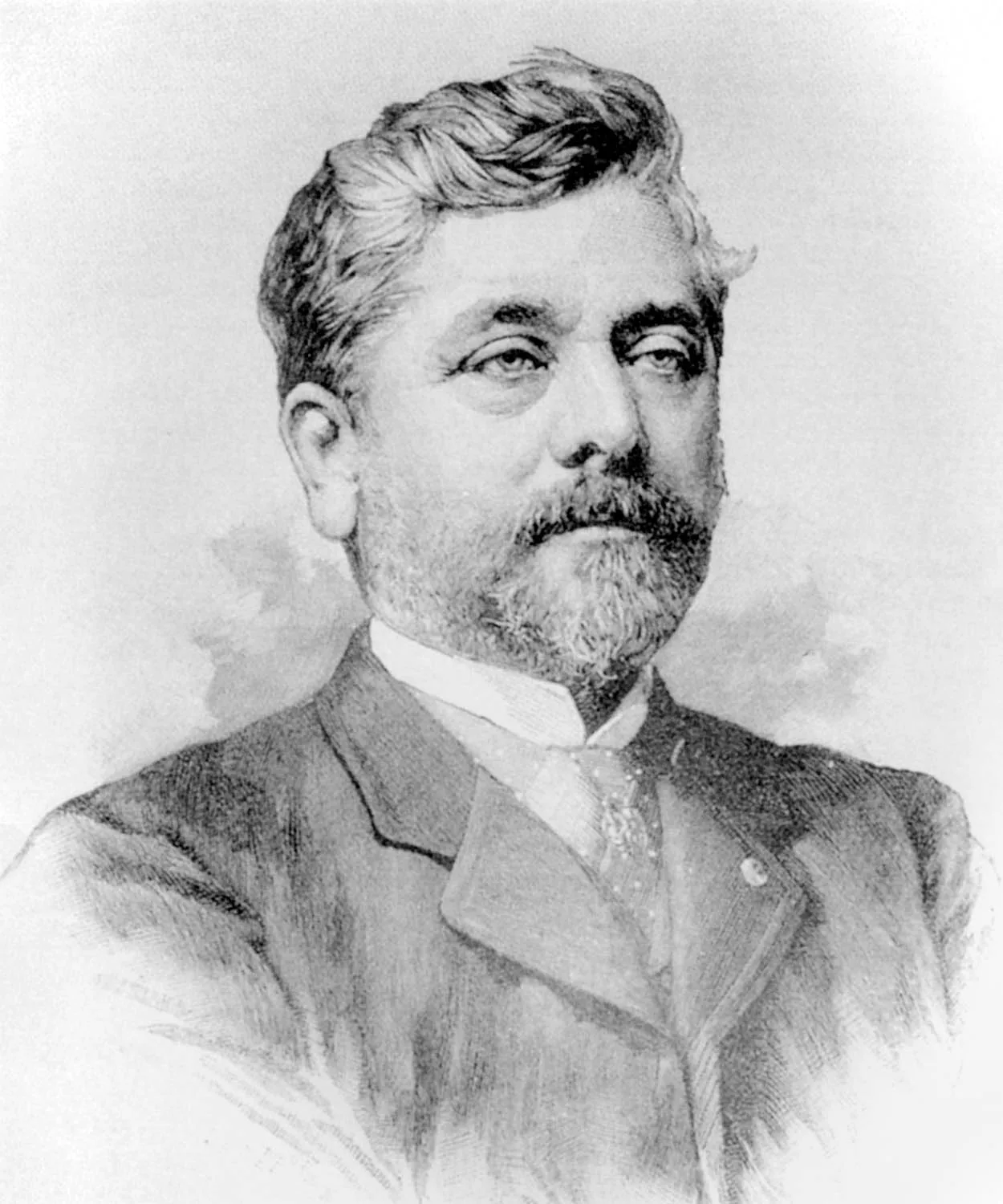 Porträt von Gustave Eiffel (1832–1923) – Gedenkseite