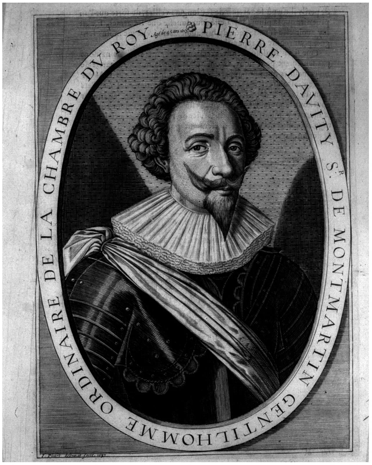 Porträt von Pierre d’Avity (1573–1635) – Gedenkseite