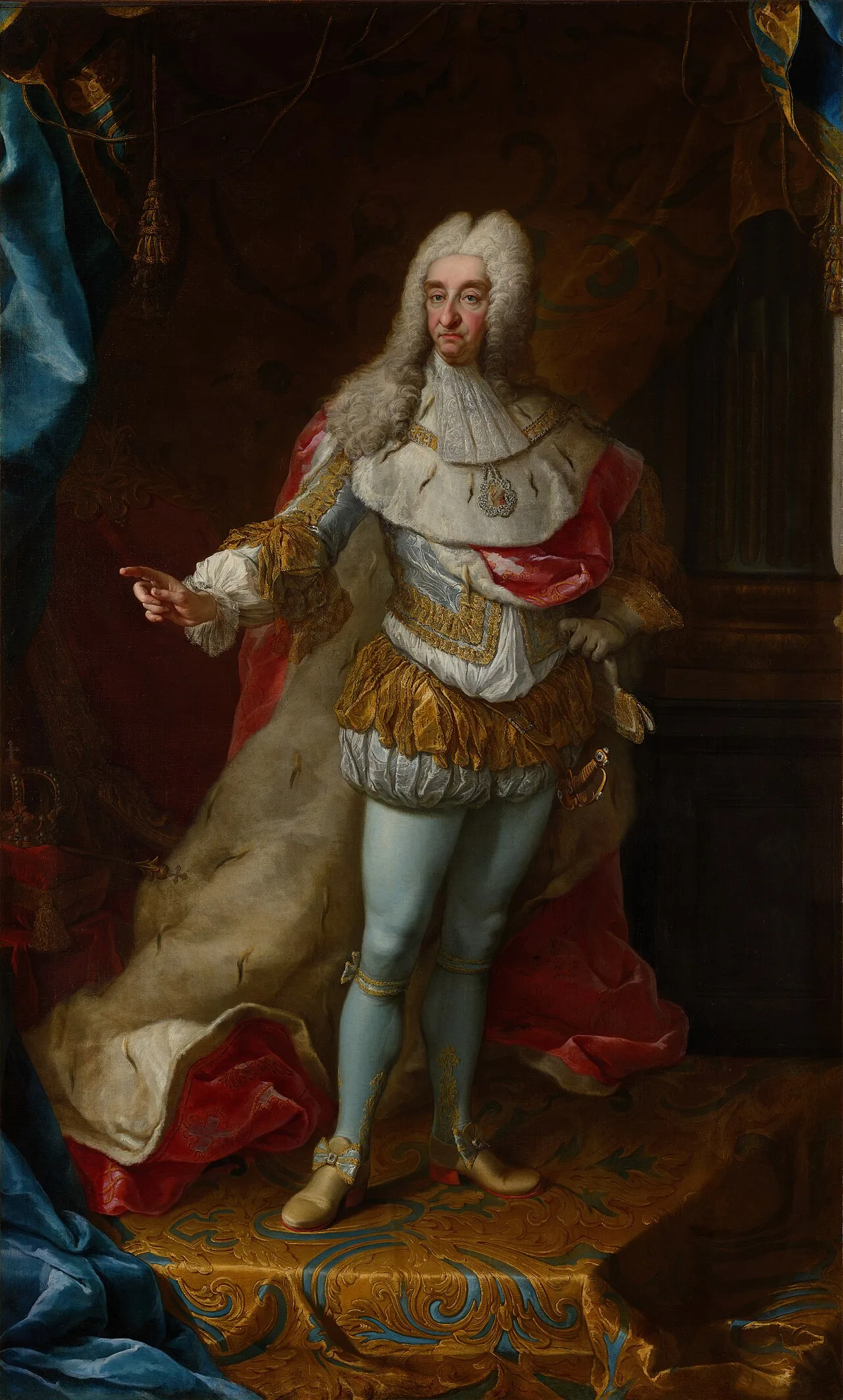 Porträt von Viktor Amadeus II. (1666–1732) – Gedenkseite