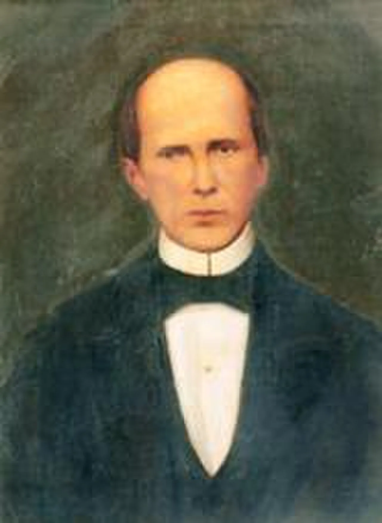 Porträt von Francisco Aguirre Abad (1808–1882) – Gedenkseite