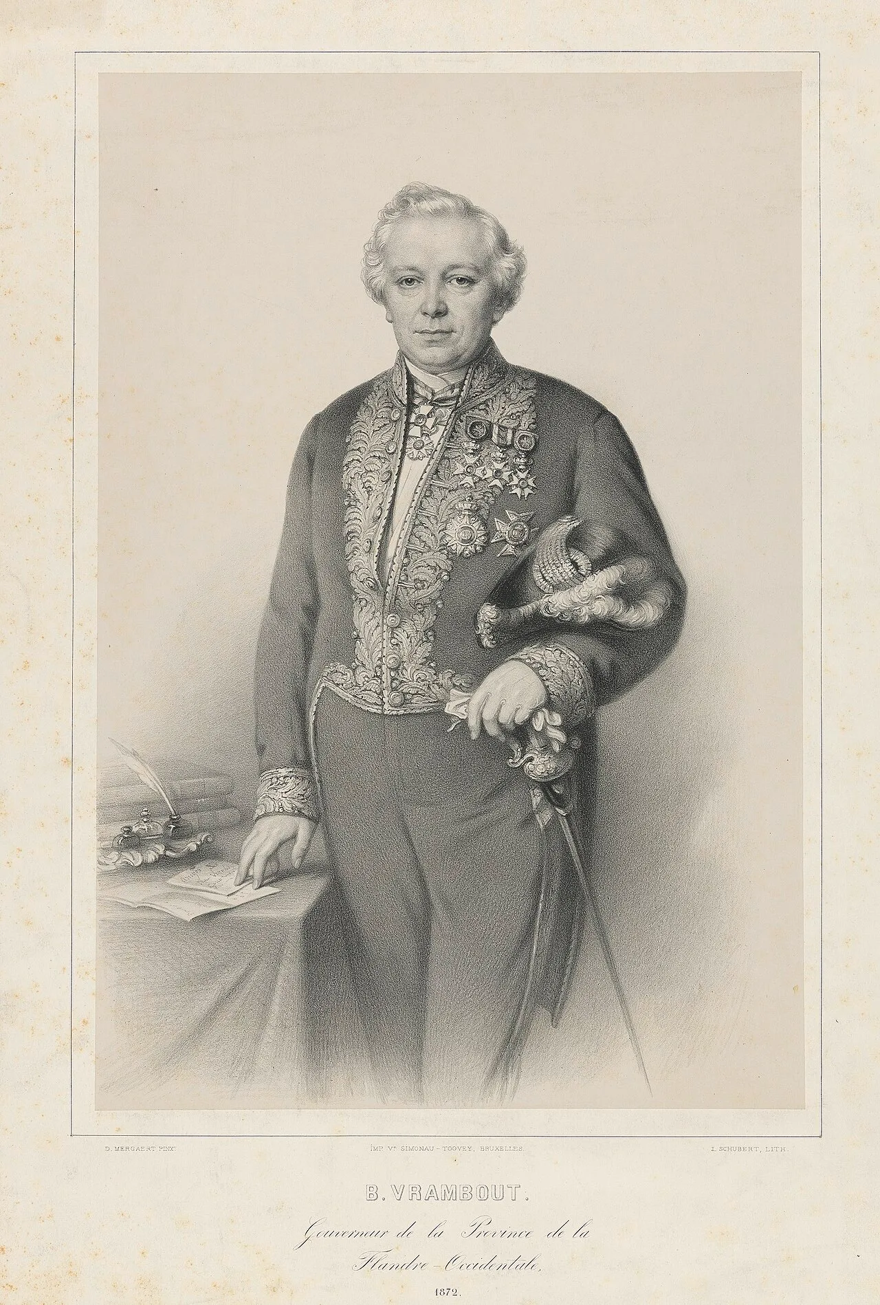 Porträt von Benoît Vrambout (1816–1877) – Gedenkseite