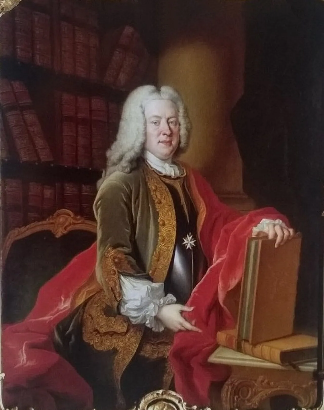 Porträt von Heinrich von Bünau (1697–1762) – Gedenkseite