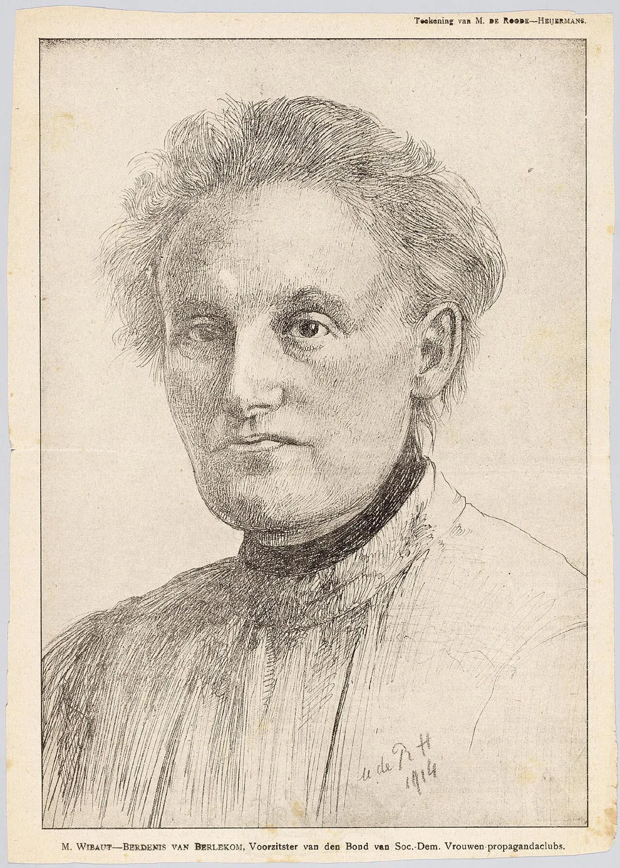 Portrait of Mathilde Berdenis van Berlekom (1862–1952) – memorial page