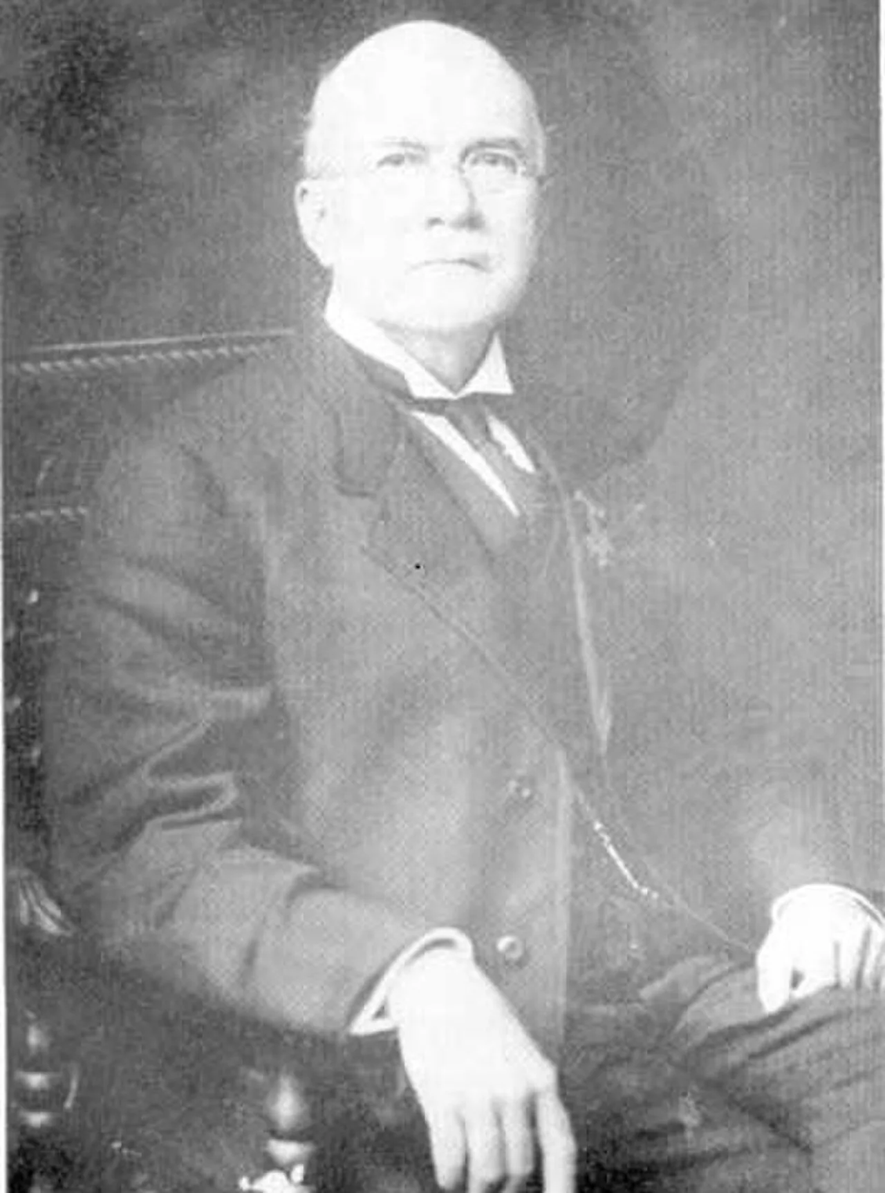 Porträt von J.W. Comer (1845–1919) – Gedenkseite