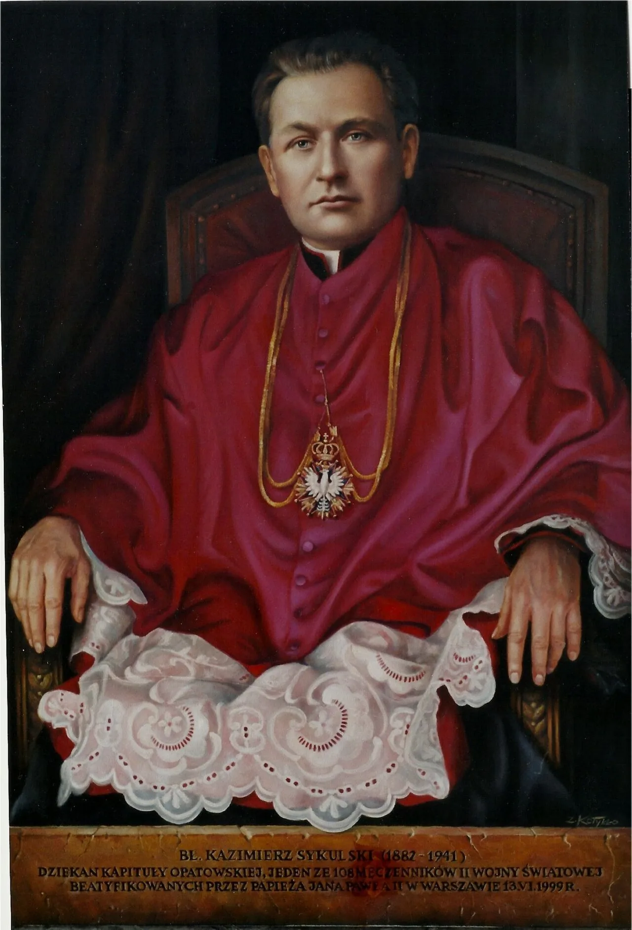 Porträt von Kazimierz Sykulski (1882–1941) – Gedenkseite
