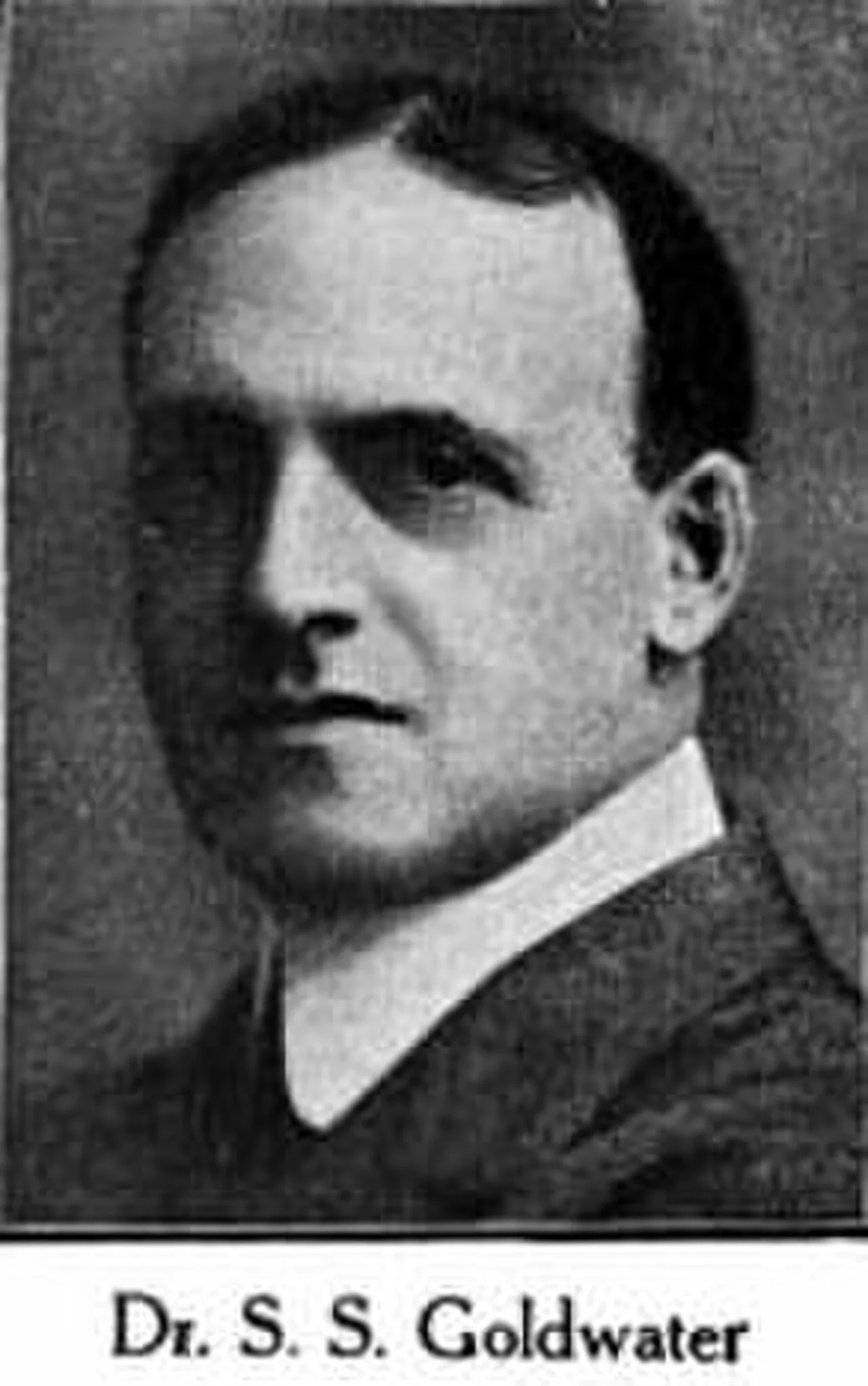 Portrait of Sigismund Goldwater (1873–1942) – memorial page