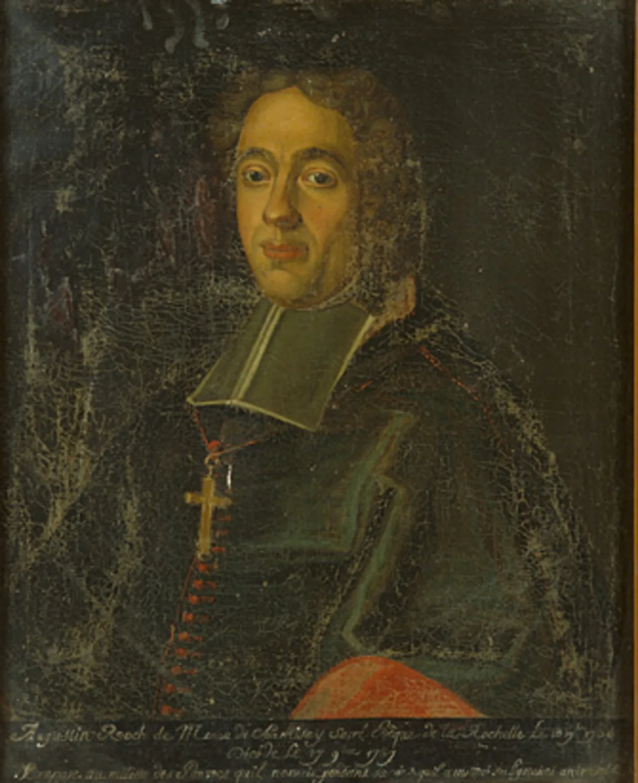 Porträt von Augustin Roch de Menou de Charnizay (1681–1767) – Gedenkseite