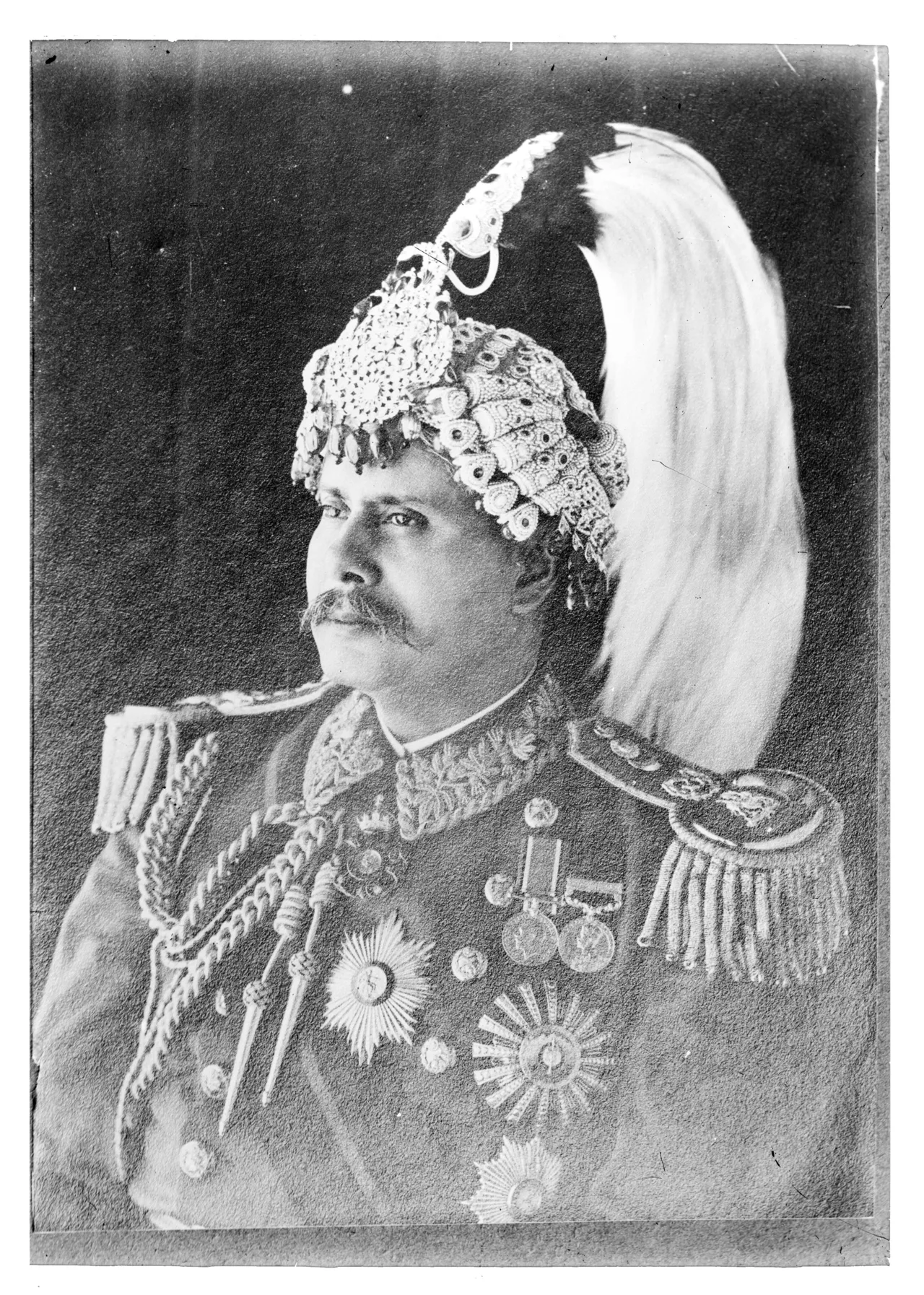 Porträt von Padma Shumsher Jung Bahadur Rana (1882–1961) – Gedenkseite