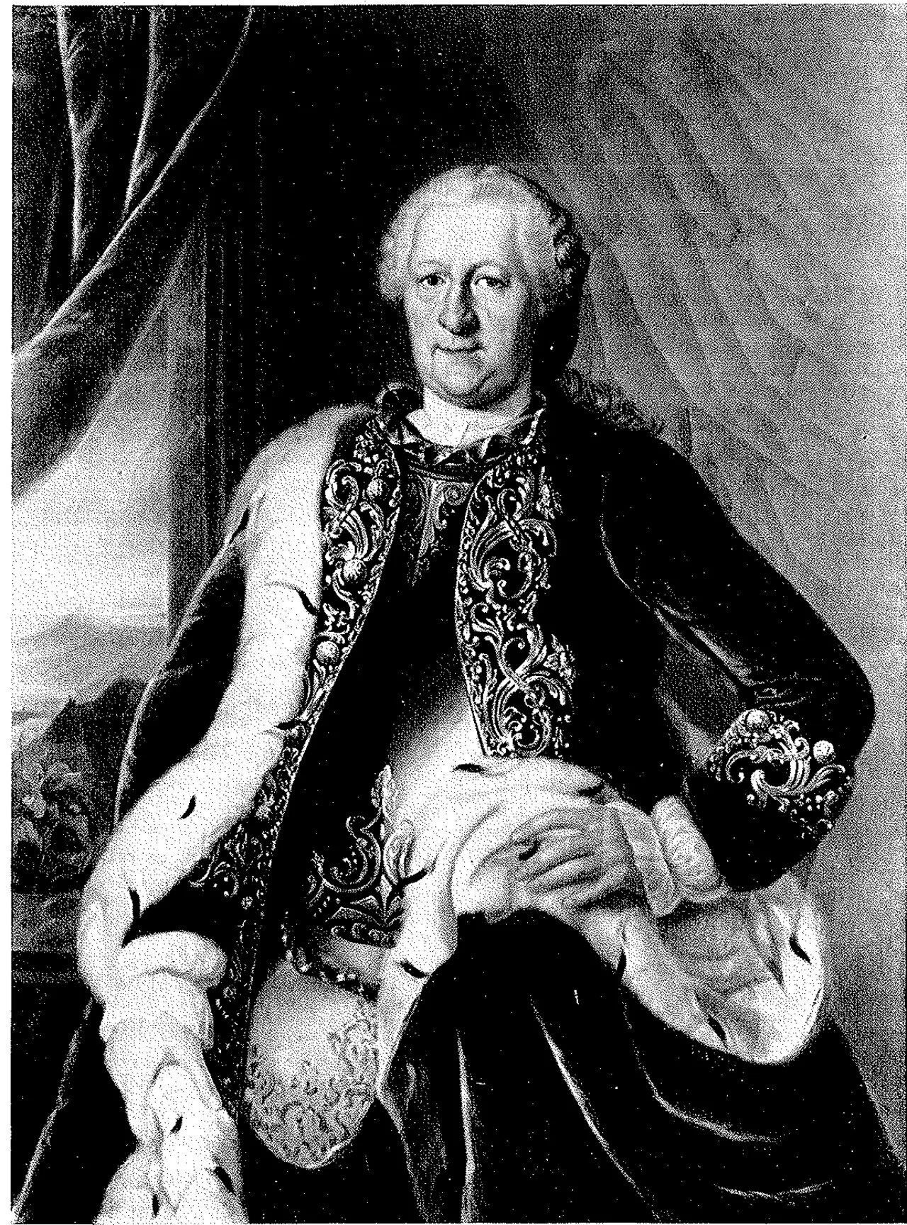 Porträt von Joseph Franz Bonaventura von Schönborn-Wiesentheid (1708–1772) – Gedenkseite