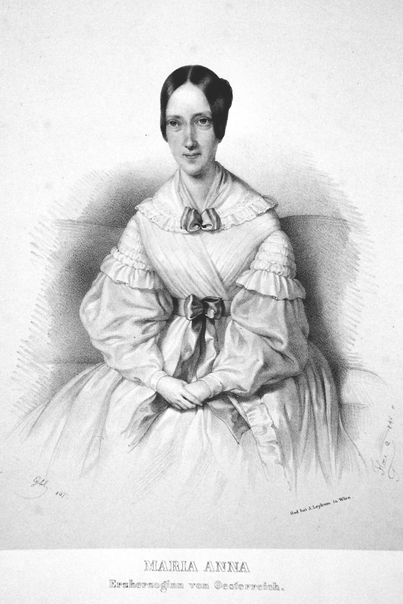 Portrait of Maria Anna Franziska Theresia Josepha Medarde (1804–1858) – memorial page