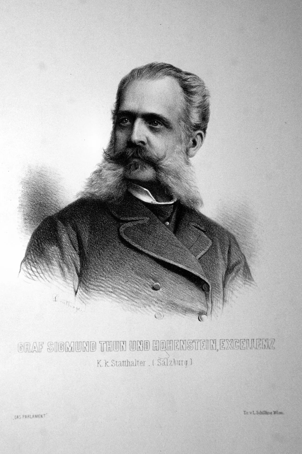 Portrait of Sigmund von Thun und Hohenstein (1827–1897) – memorial page