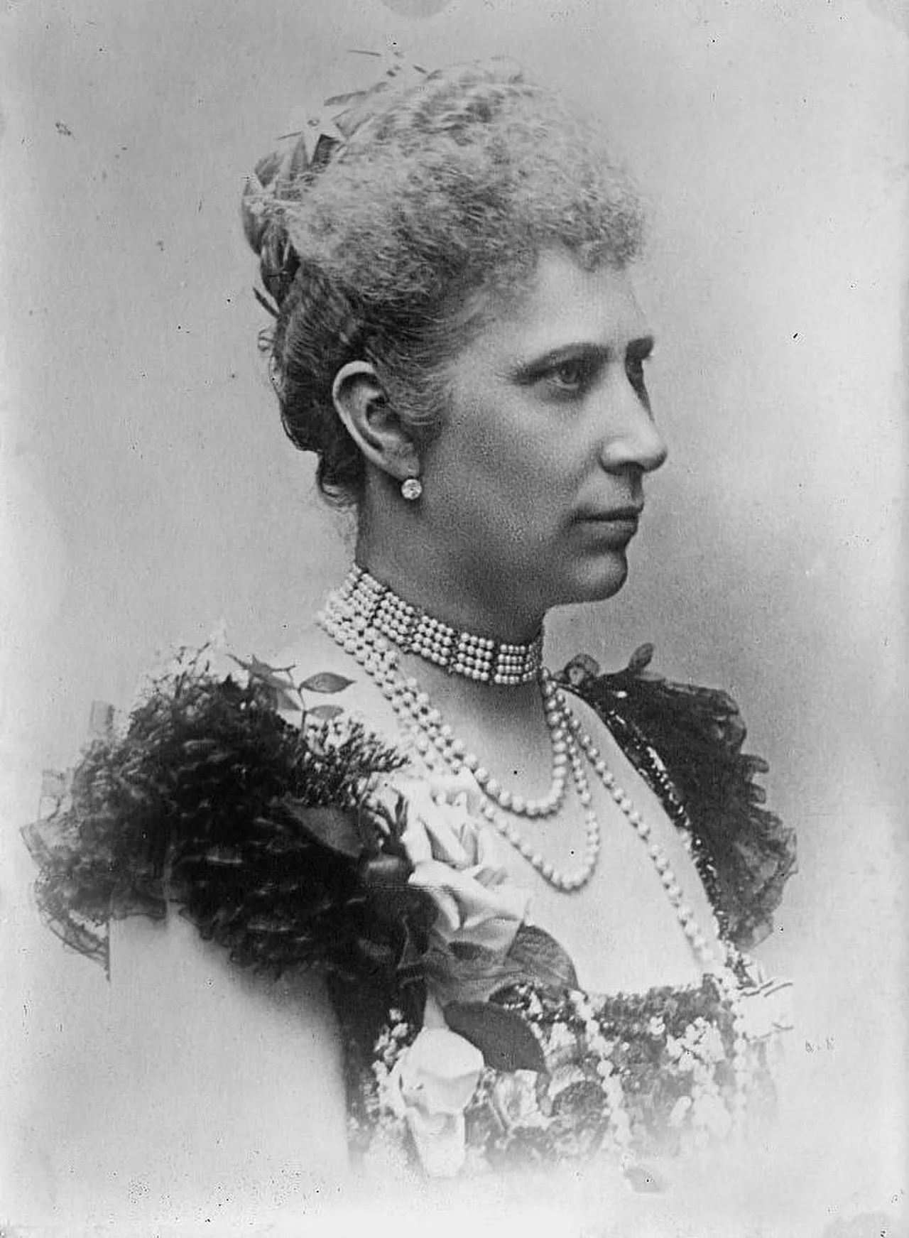 Porträt von Louise von Schweden-Norwegen (1851–1926) – Gedenkseite