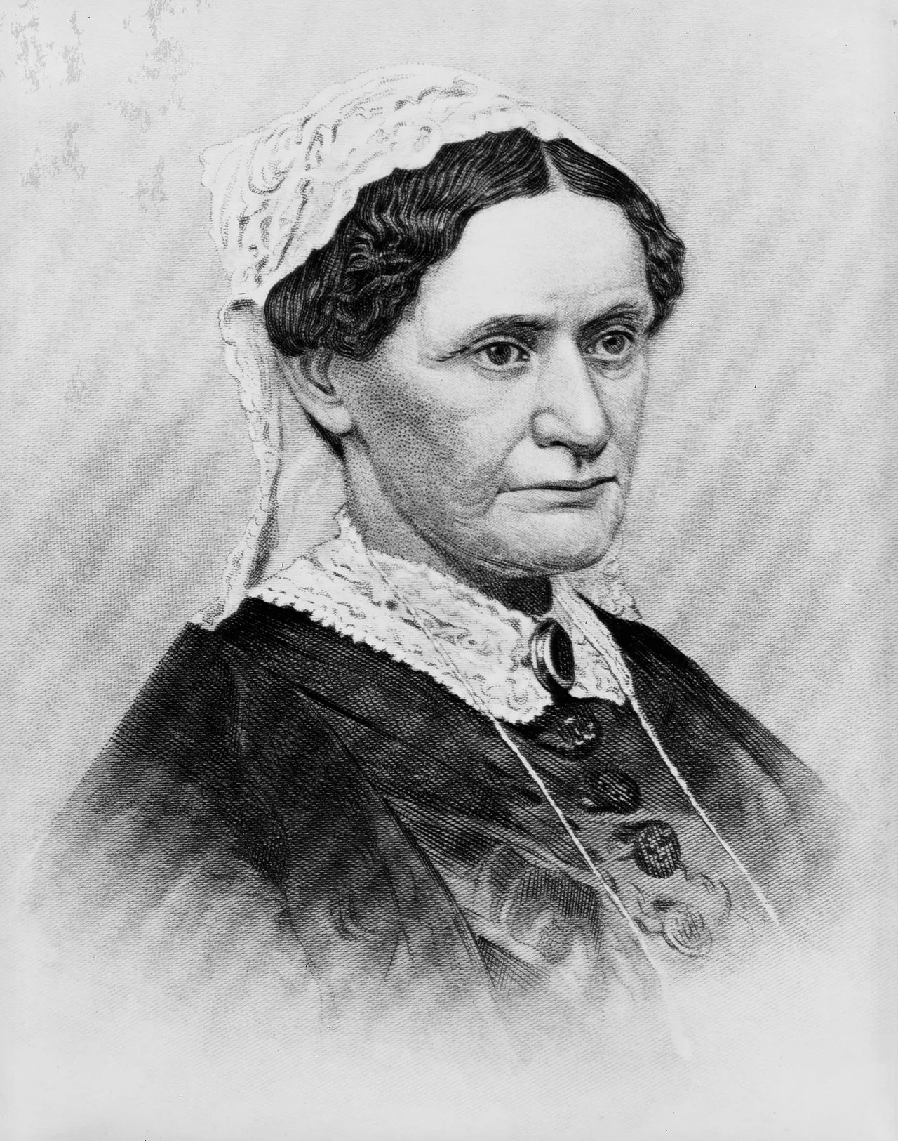 Porträt von Eliza Johnson (1810–1876) – Gedenkseite