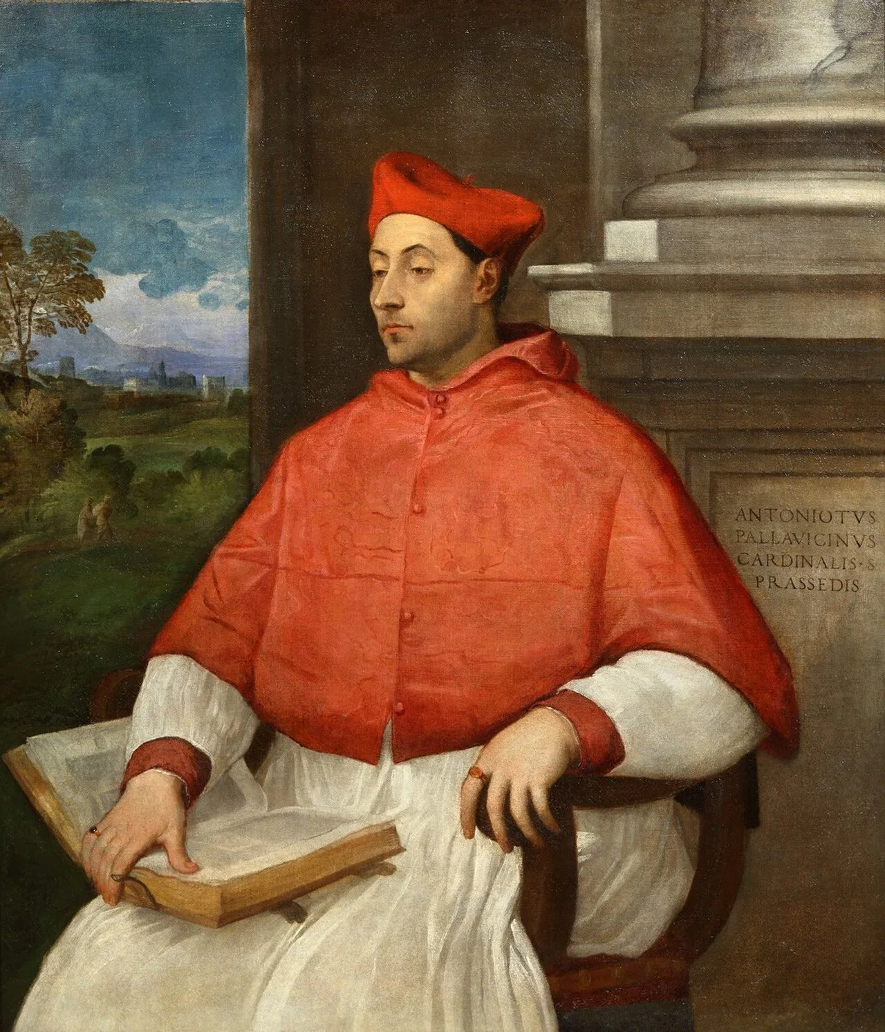 Porträt von Antonio Pallavicini Gentili (1441–1507) – Gedenkseite