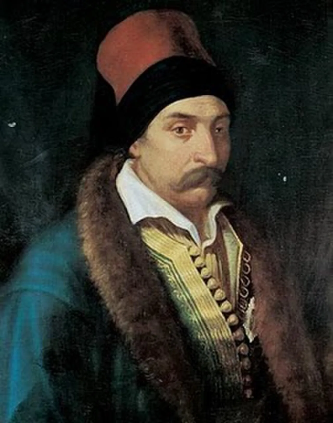 Porträt von Andreas Zaimis (1791–1840) – Gedenkseite