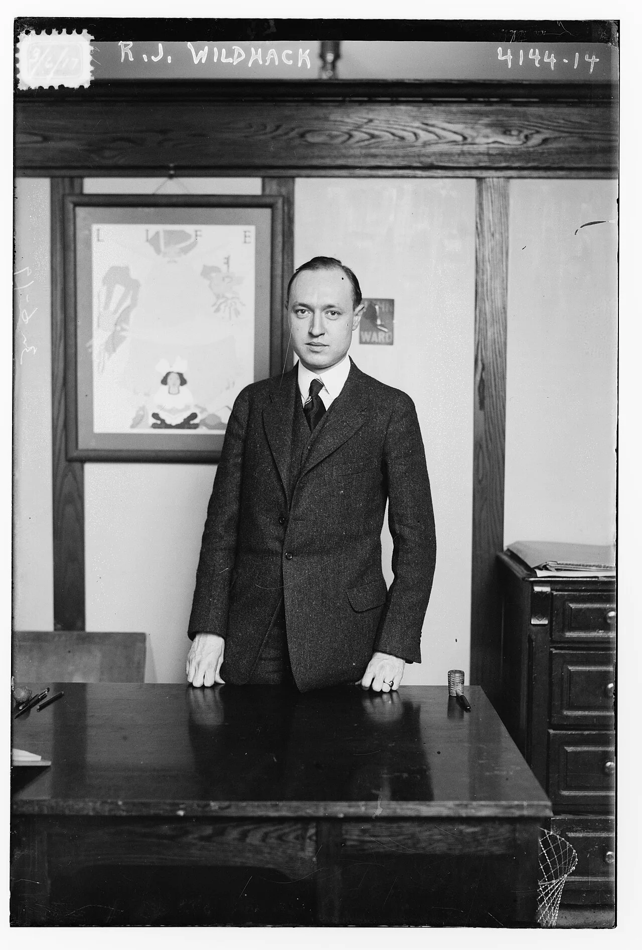 Porträt von Robert John Wildhack (1881–1940) – Gedenkseite