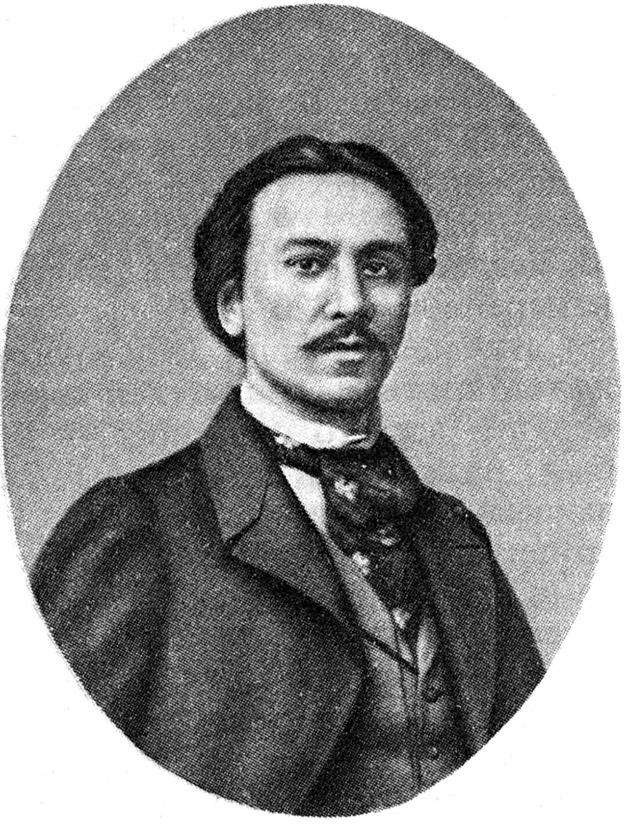 Porträt von Wsewolod Wladimirowitsch Krestowski (1840–1895) – Gedenkseite