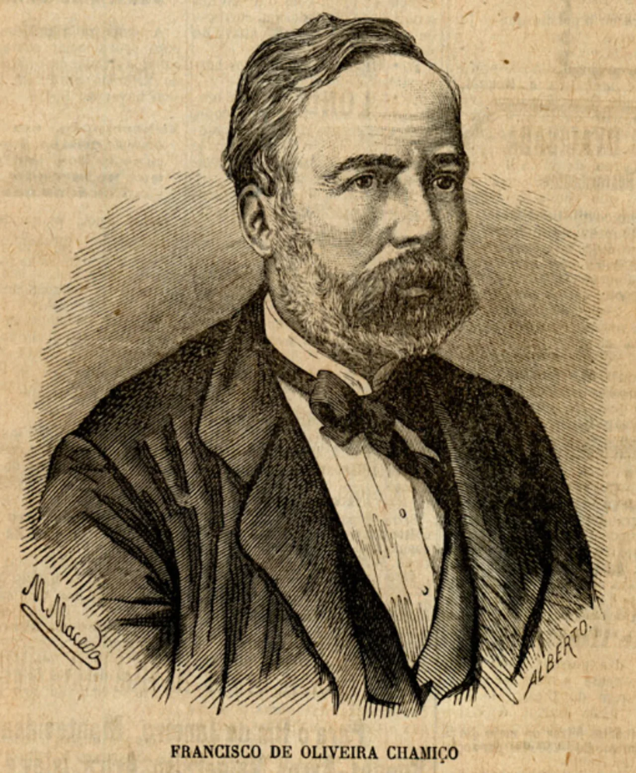 Portrait of Francisco de Oliveira Chamiço (1819–1888) – memorial page