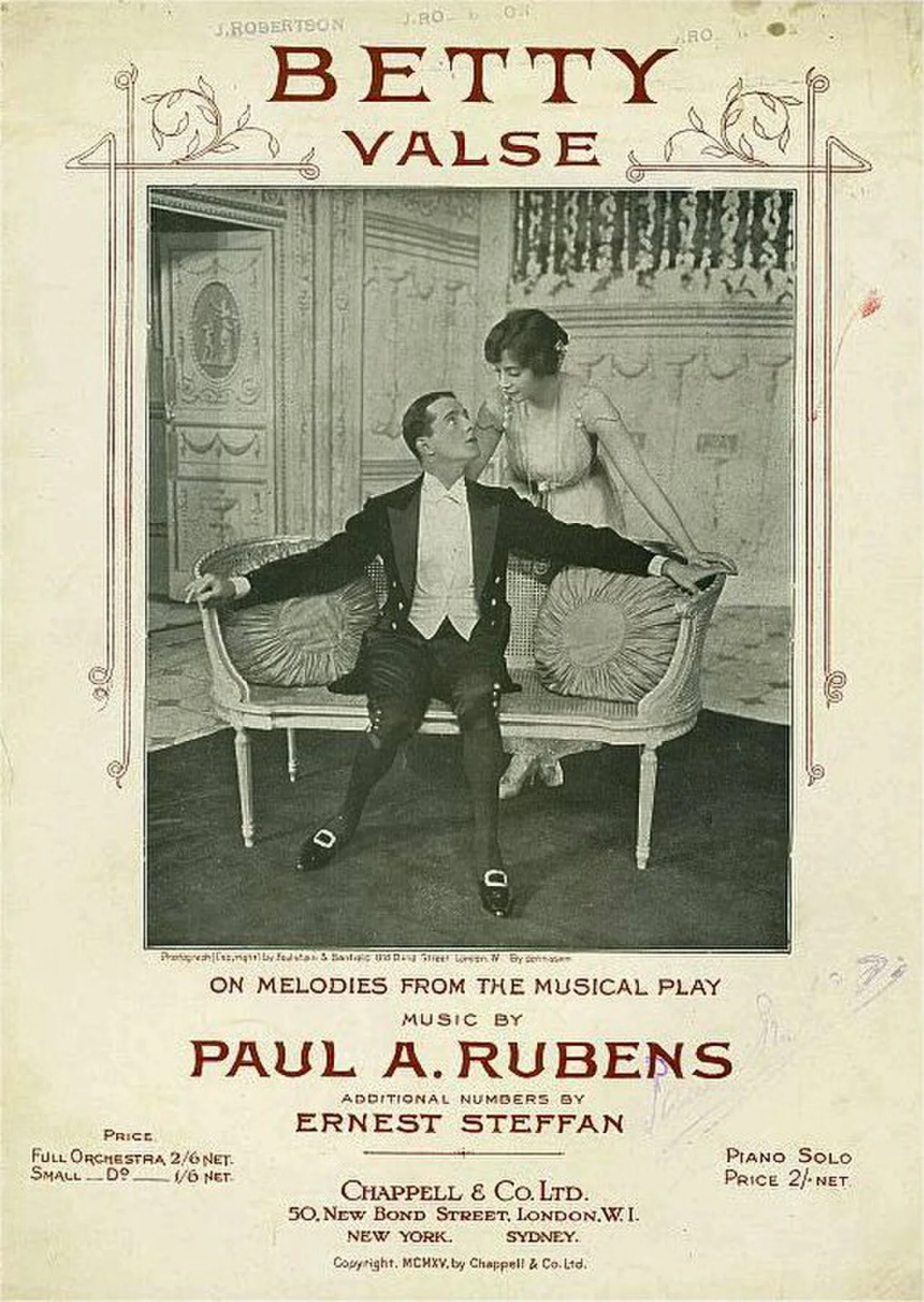 Portrait of Paul Rubens (1875–1917) – memorial page