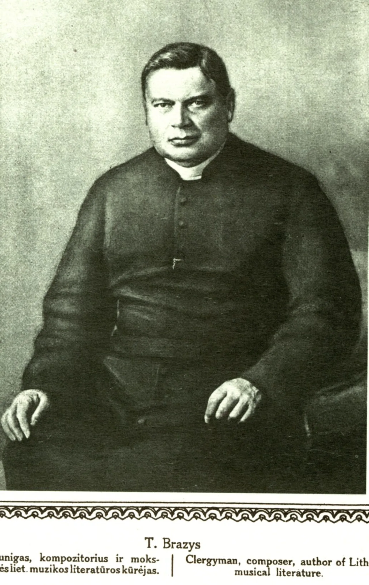Portrait of Teodoras Brazys (1870–1930) – memorial page
