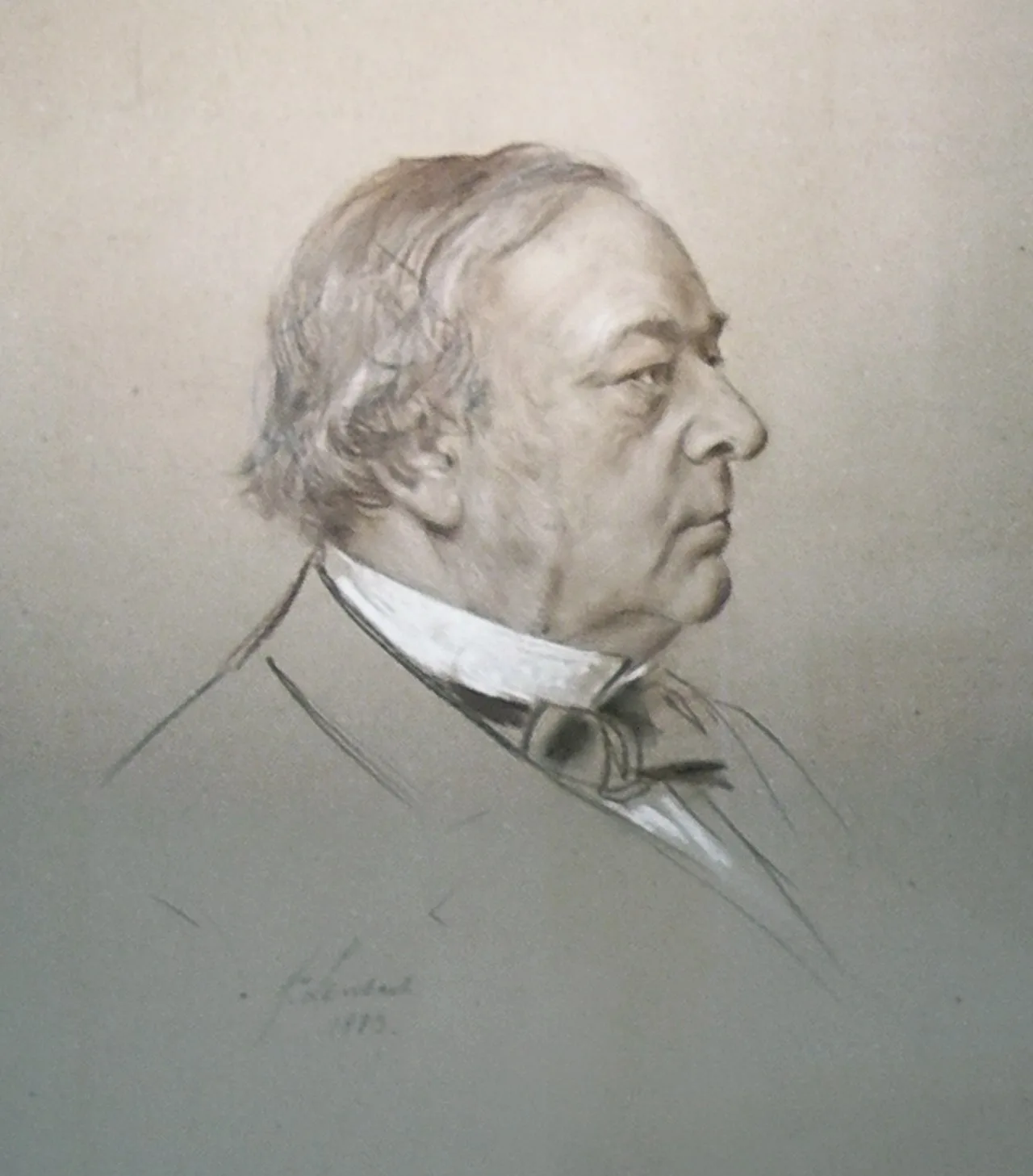 Porträt von Theodor von Cramer-Klett (1817–1884) – Gedenkseite