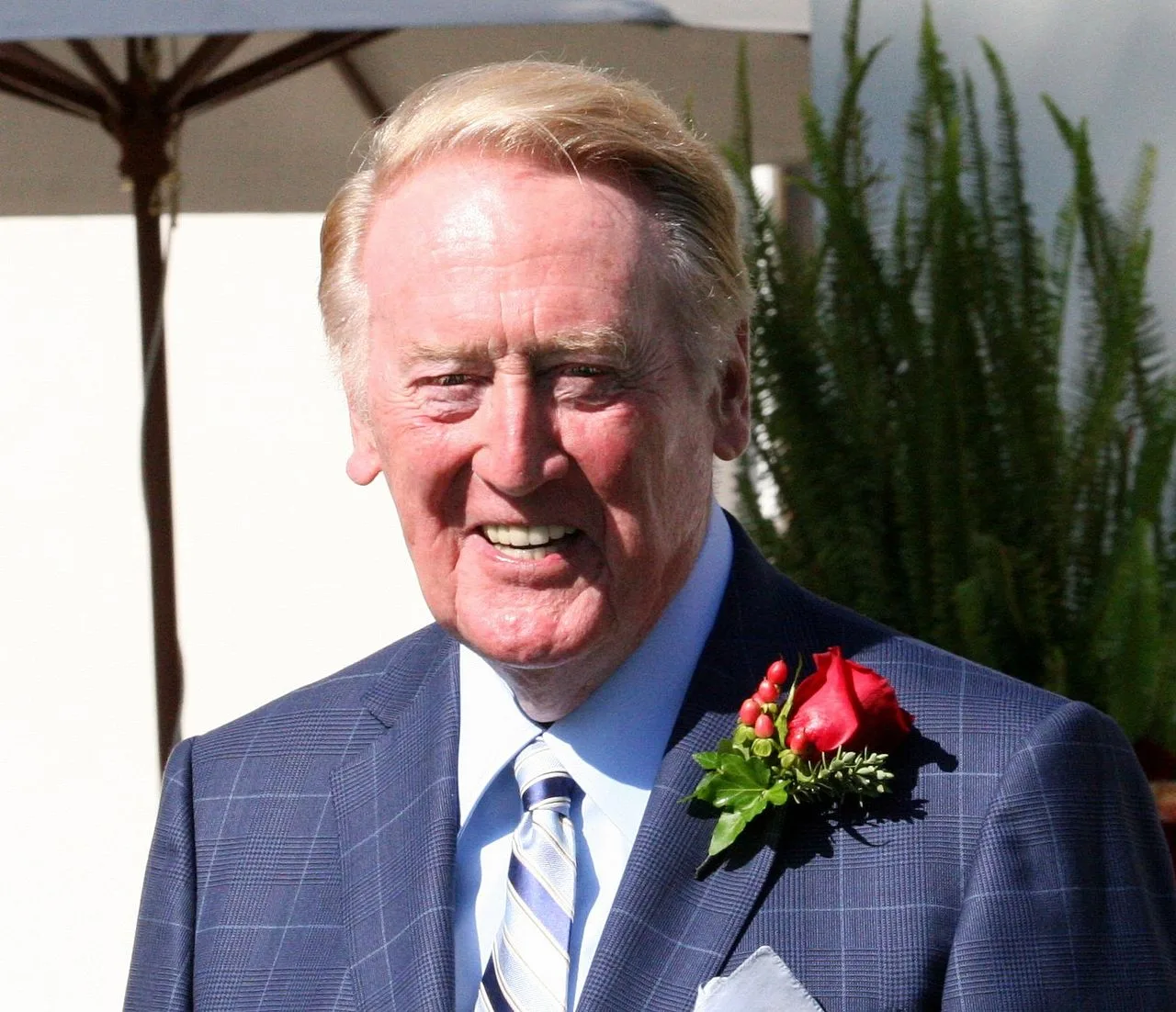 Porträt von Vin Scully (1927–2022) – Gedenkseite