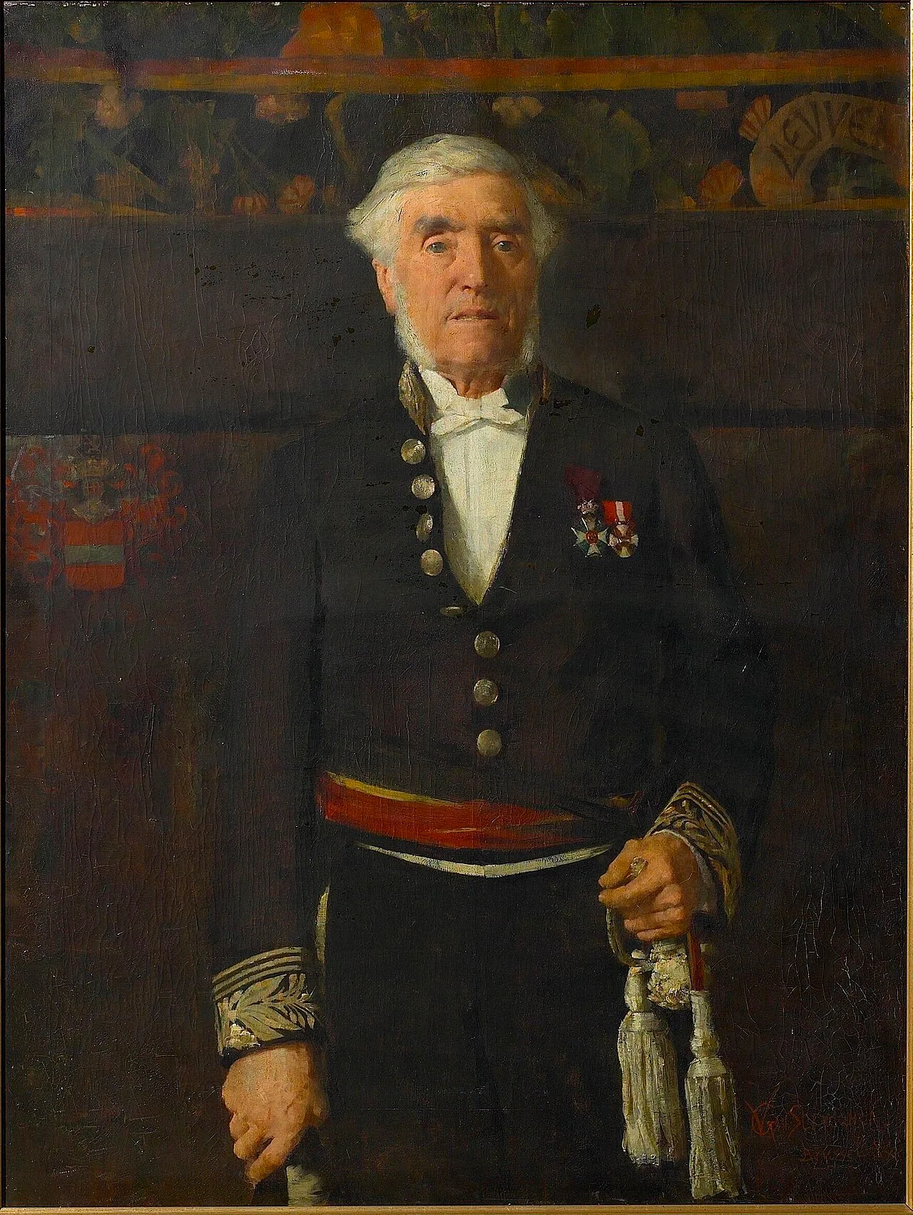 Porträt von Leopold Vander Kelen (1813–1895) – Gedenkseite