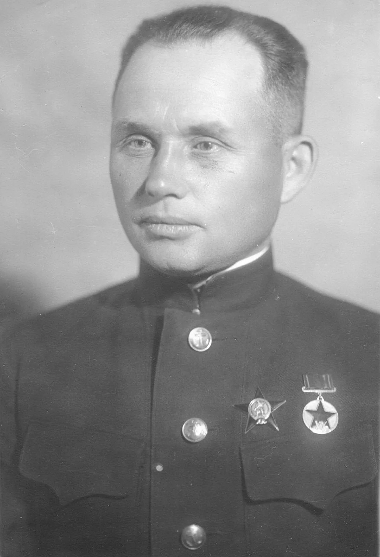 Porträt von Filipp Sergejewitsch Oktjabrski (1899–1969) – Gedenkseite