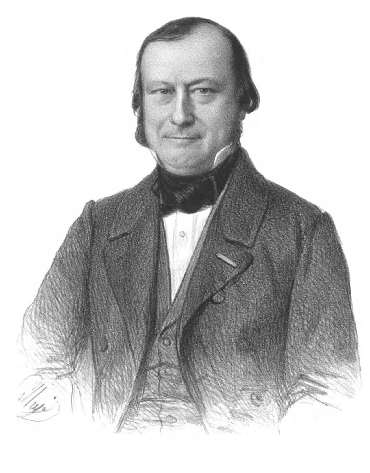 Porträt von Xavier Lelièvre (1805–1876) – Gedenkseite