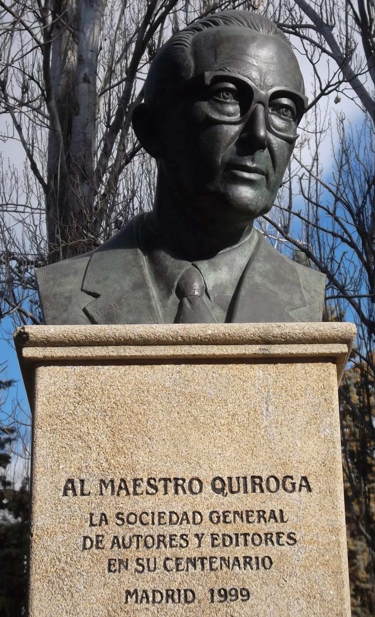 Porträt von Manuel Quiroga (1899–1988) – Gedenkseite