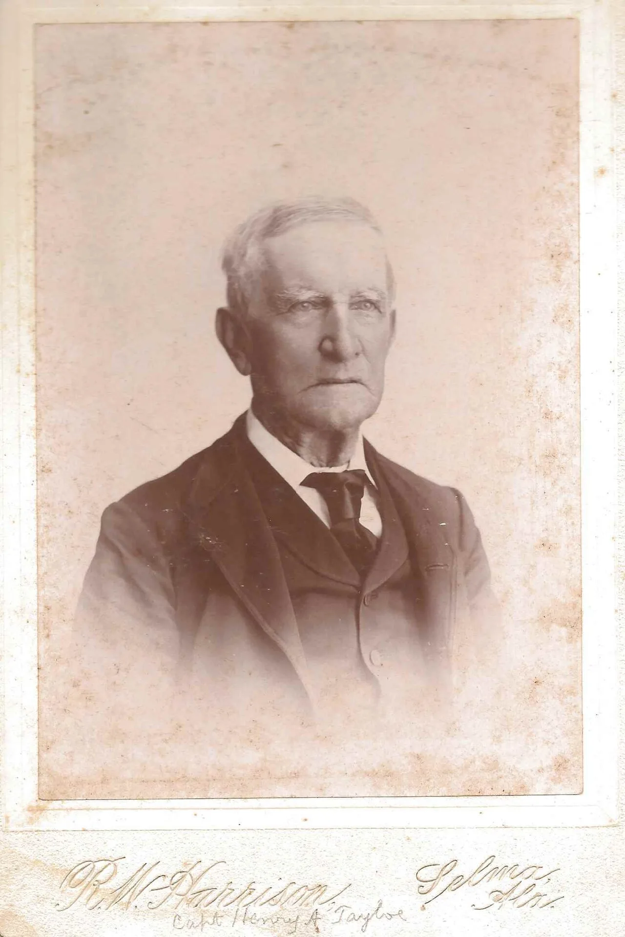 Porträt von Henry Augustine Tayloe (1808–1903) – Gedenkseite
