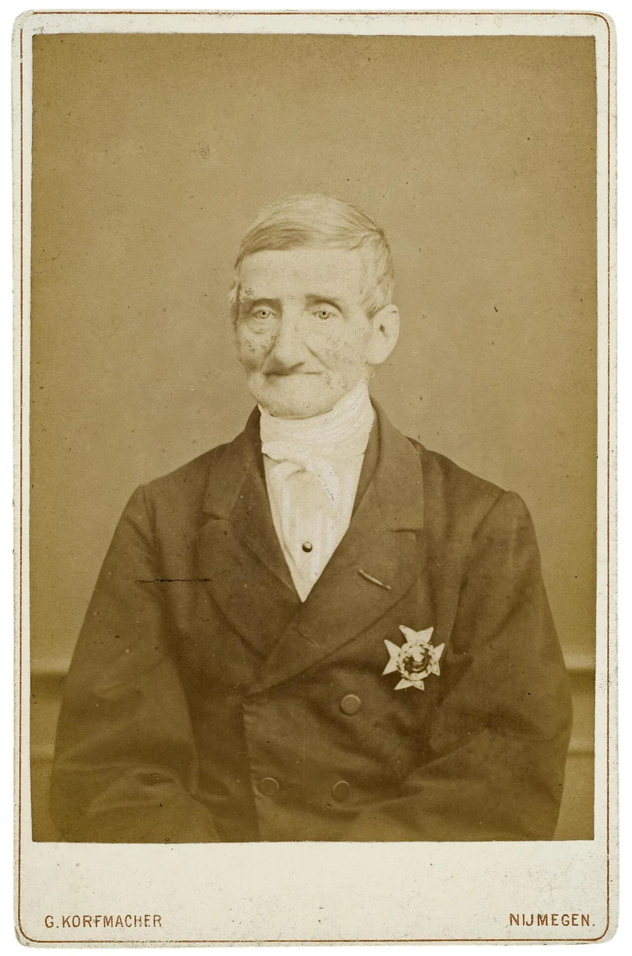 Porträt von François Pierre Bijleveld (1797–1878) – Gedenkseite