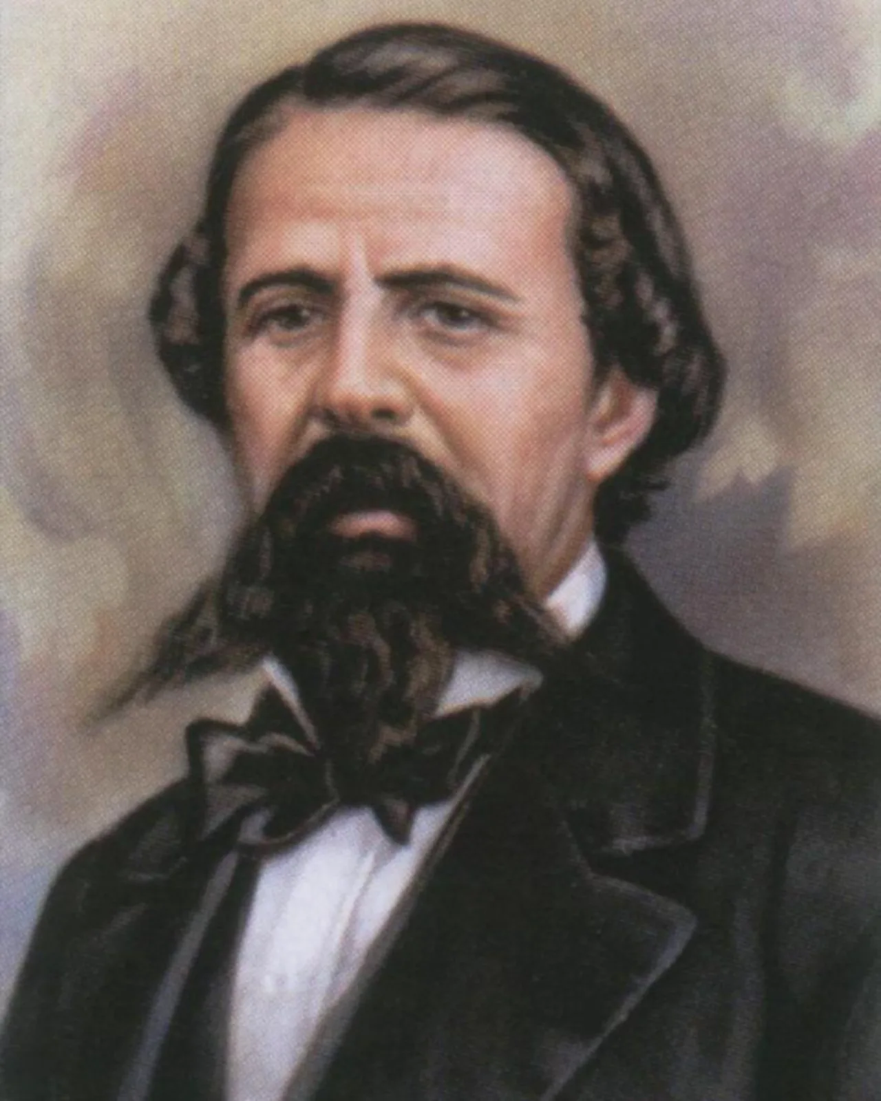 Porträt von Rómulo Díaz de la Vega (1800–1877) – Gedenkseite