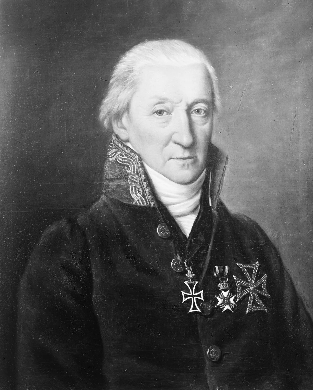 Porträt von Evert Frederik van Heeckeren (1755–1831) – Gedenkseite