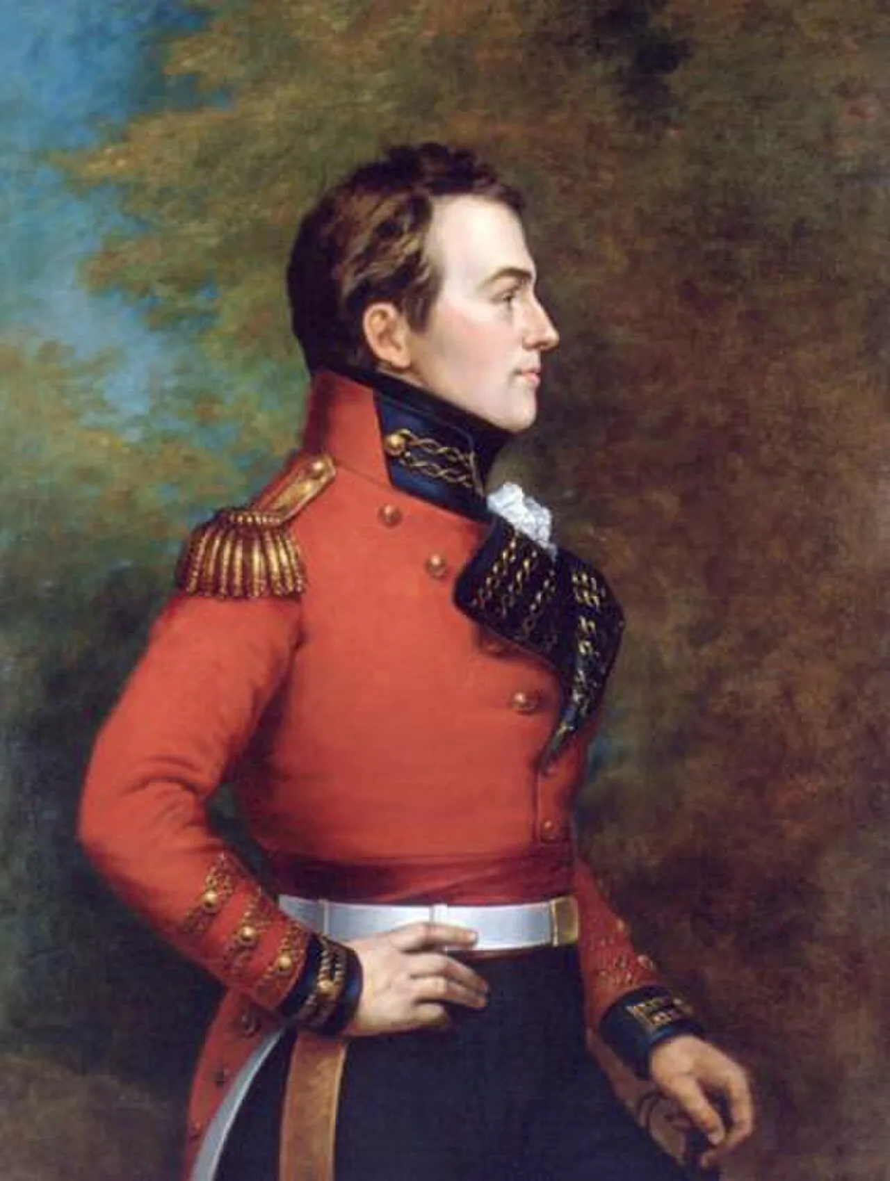 Portrait of Isaac Brock (1769–1812) – memorial page