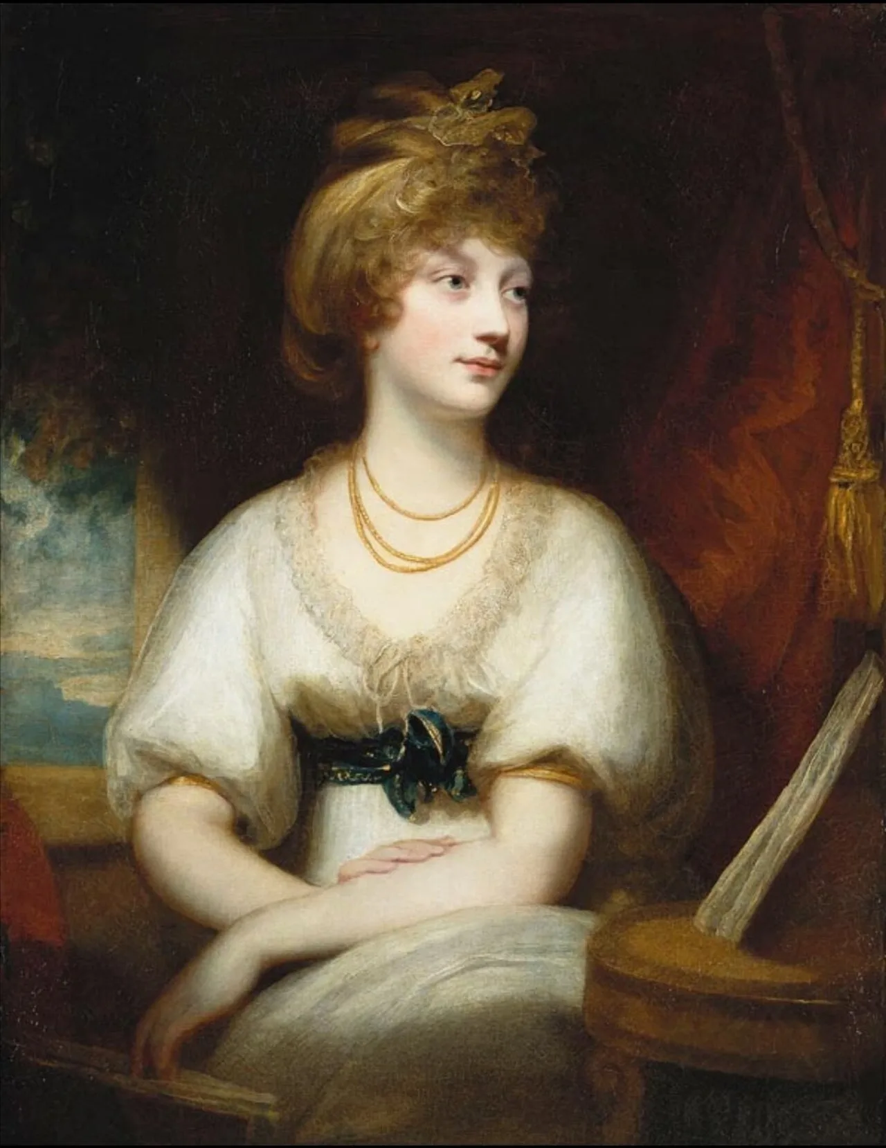 Porträt von Amalia von Großbritannien, Irland und Hannover (1783–1810) – Gedenkseite