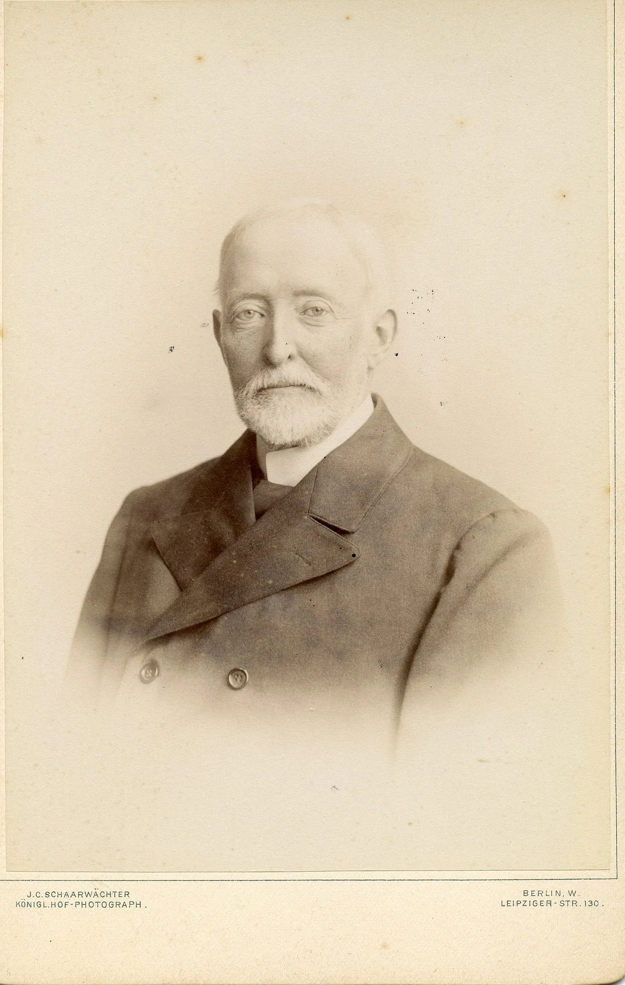 Portrait of Wilhelm von Schlieffen (1829–1902) – memorial page