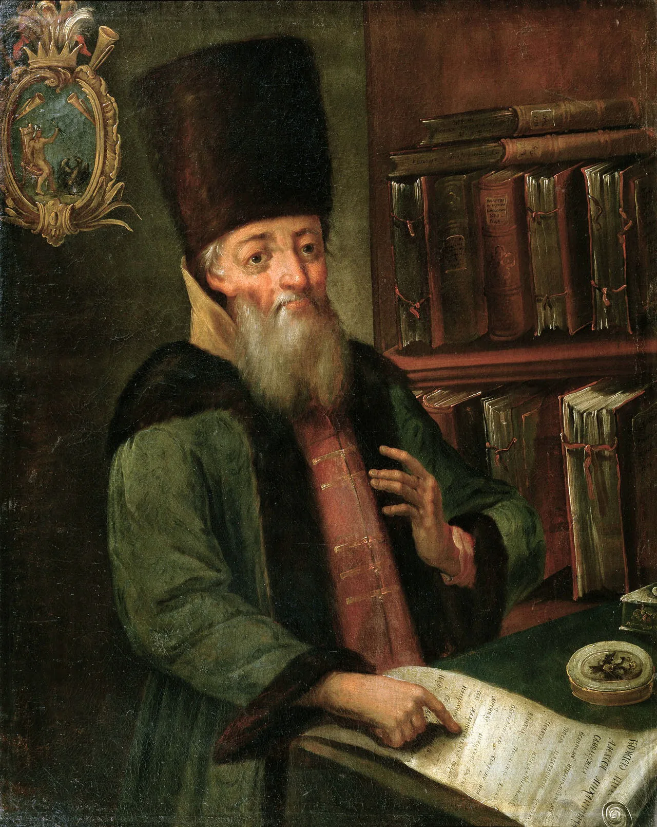 Porträt von Afanassi Lawrentjewitsch Ordin-Naschtschokin (1605–1680) – Gedenkseite