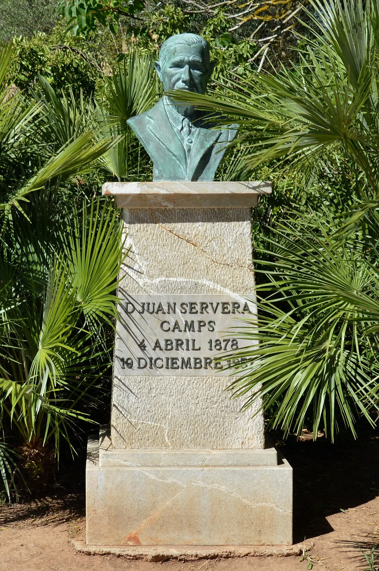 Porträt von Juan Servera Camps (1878–1957) – Gedenkseite