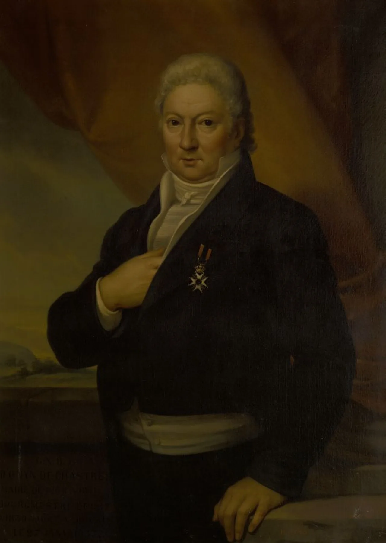 Porträt von Gérard d'Onyn de Chastre (1757–1837) – Gedenkseite