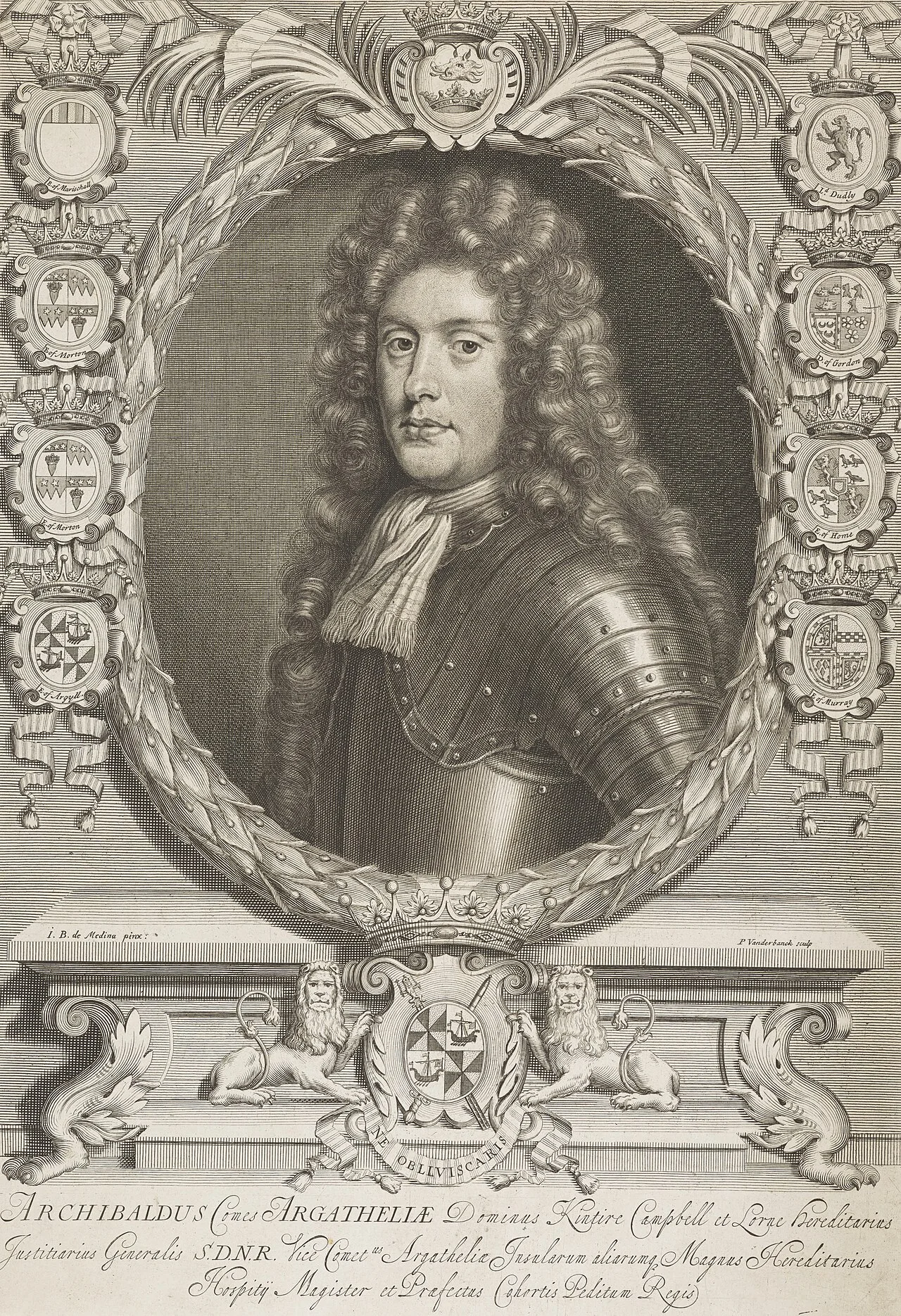 Portrait of Archibald Campbell of Argyll (1658–1703) – memorial page