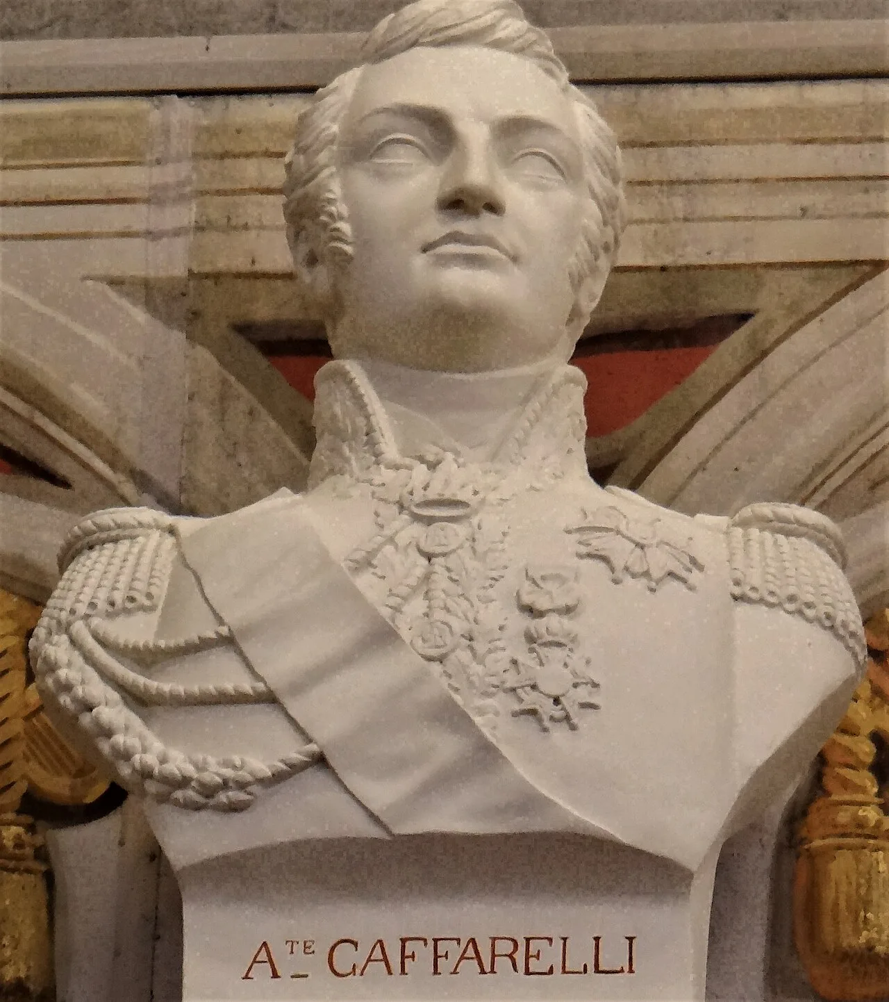Porträt von Marie François Auguste de Caffarelli du Falga (1766–1849) – Gedenkseite