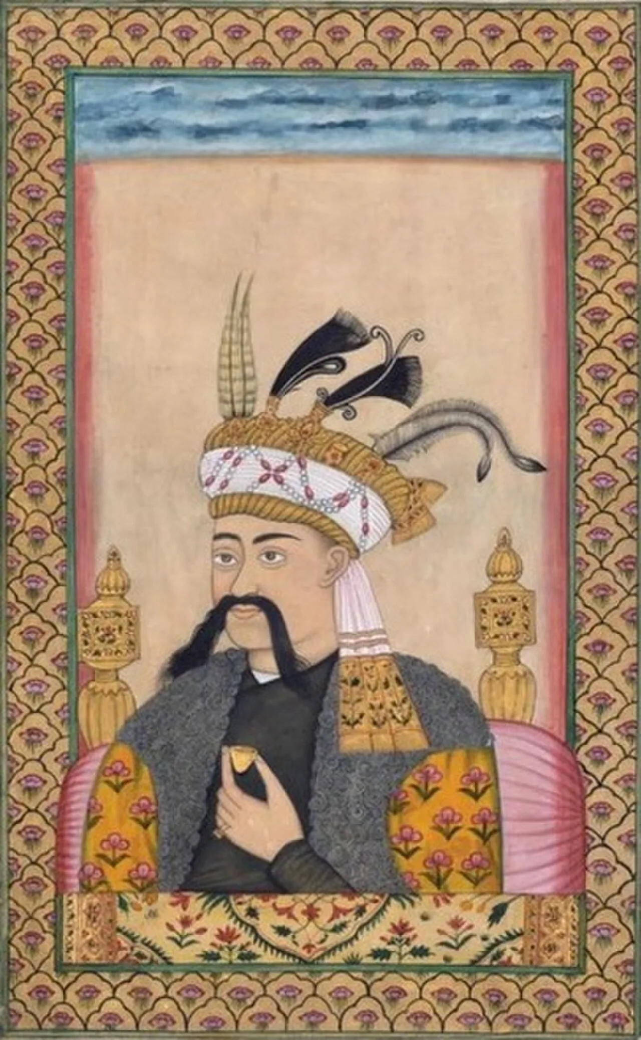 Porträt von Imam-Quli Khan (1582–1633) – Gedenkseite