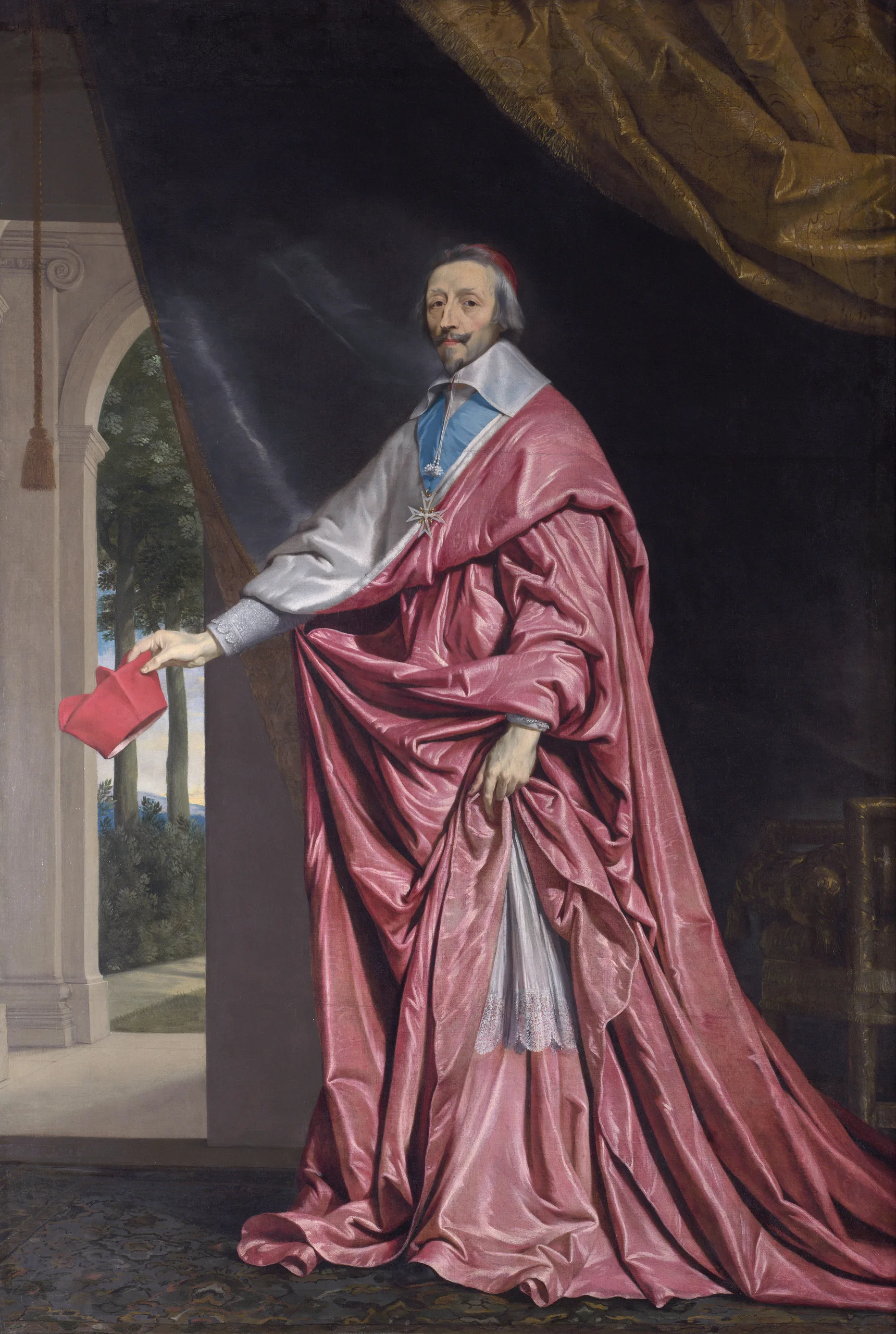 Porträt von Armand-Jean du Plessis, duc de Richelieu (1585–1642) – Gedenkseite