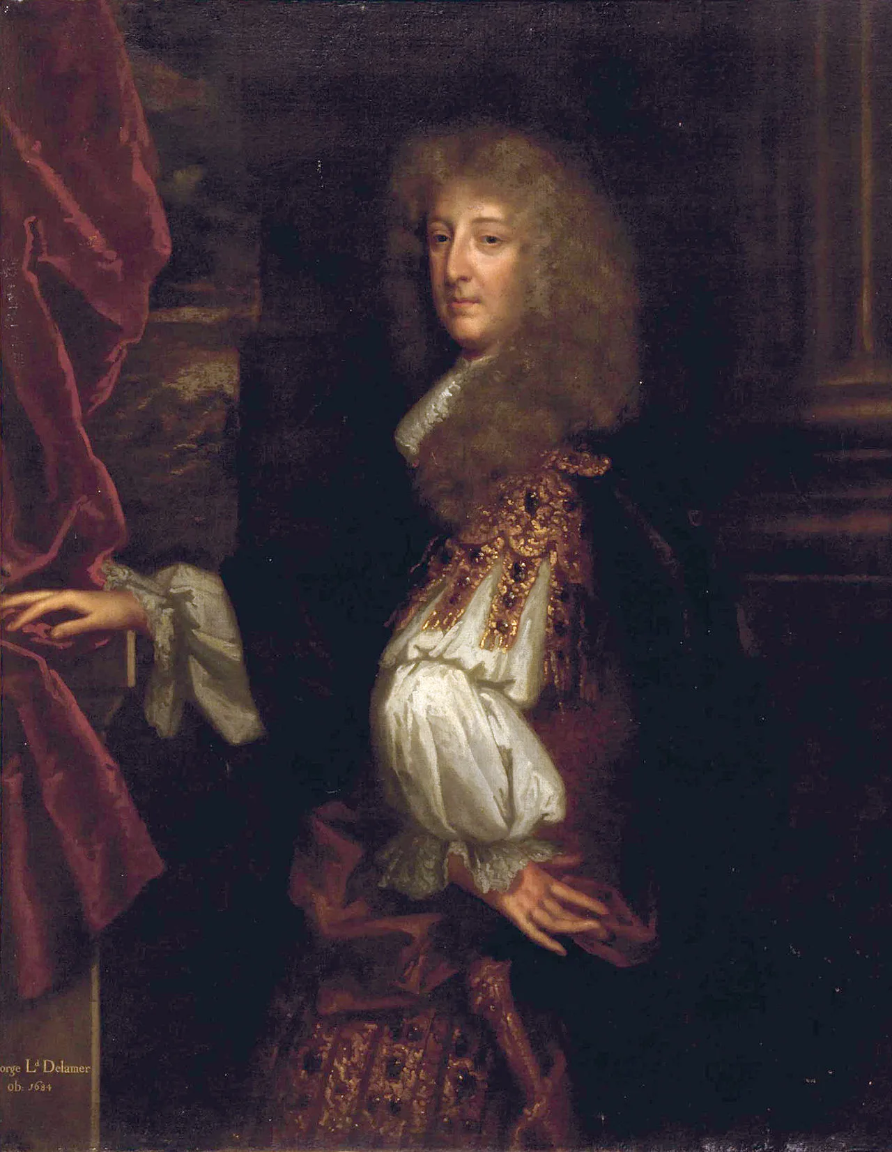 Portrait of George Booth, 1st Baron Delamer (1622–1684) – memorial page
