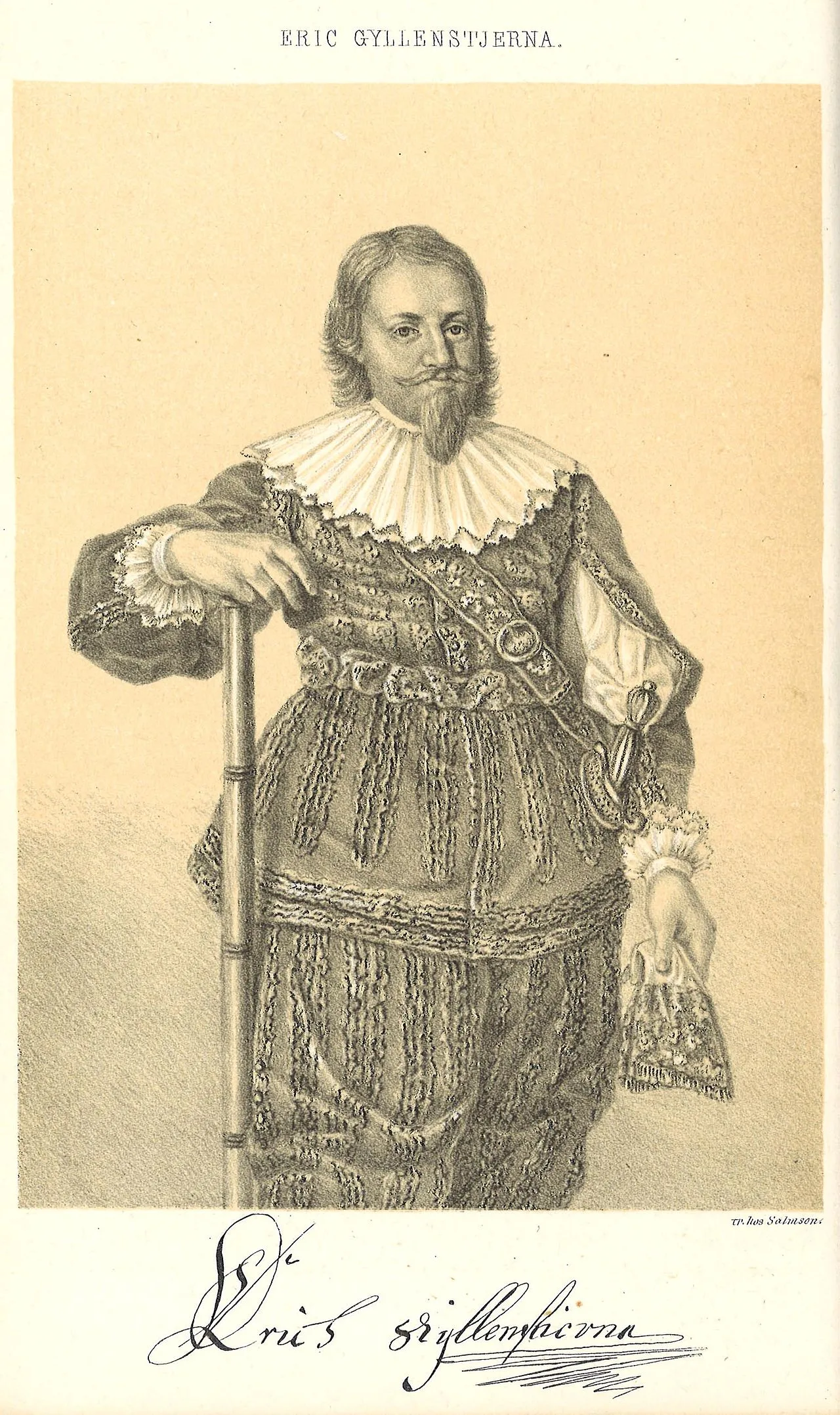 Porträt von Erik Karlsson Gyllenstierna (1602–1657) – Gedenkseite