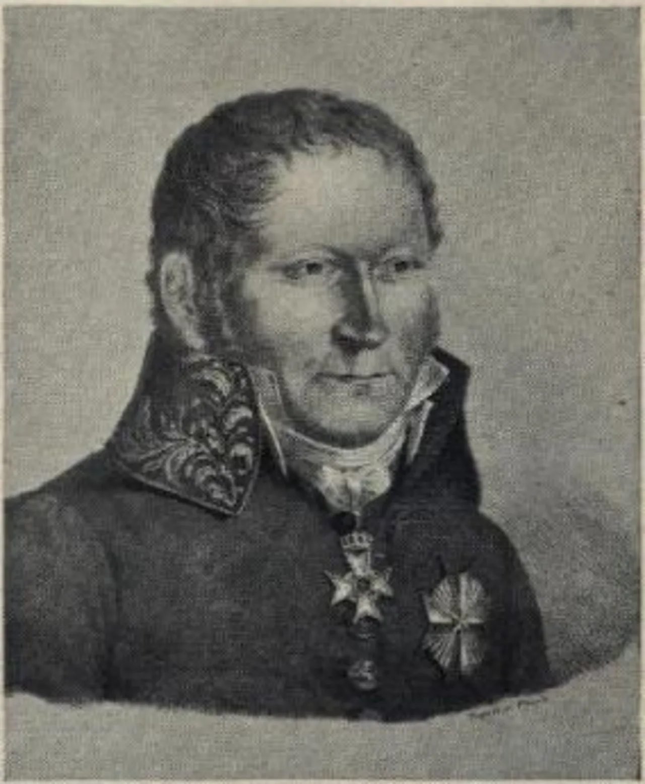 Porträt von Christian Krohg (1777–1828) – Gedenkseite