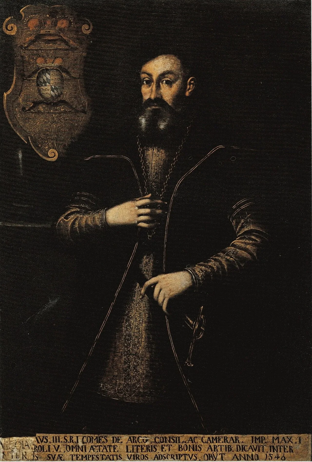 Porträt von Nicolò d'Arco (1492–1546) – Gedenkseite