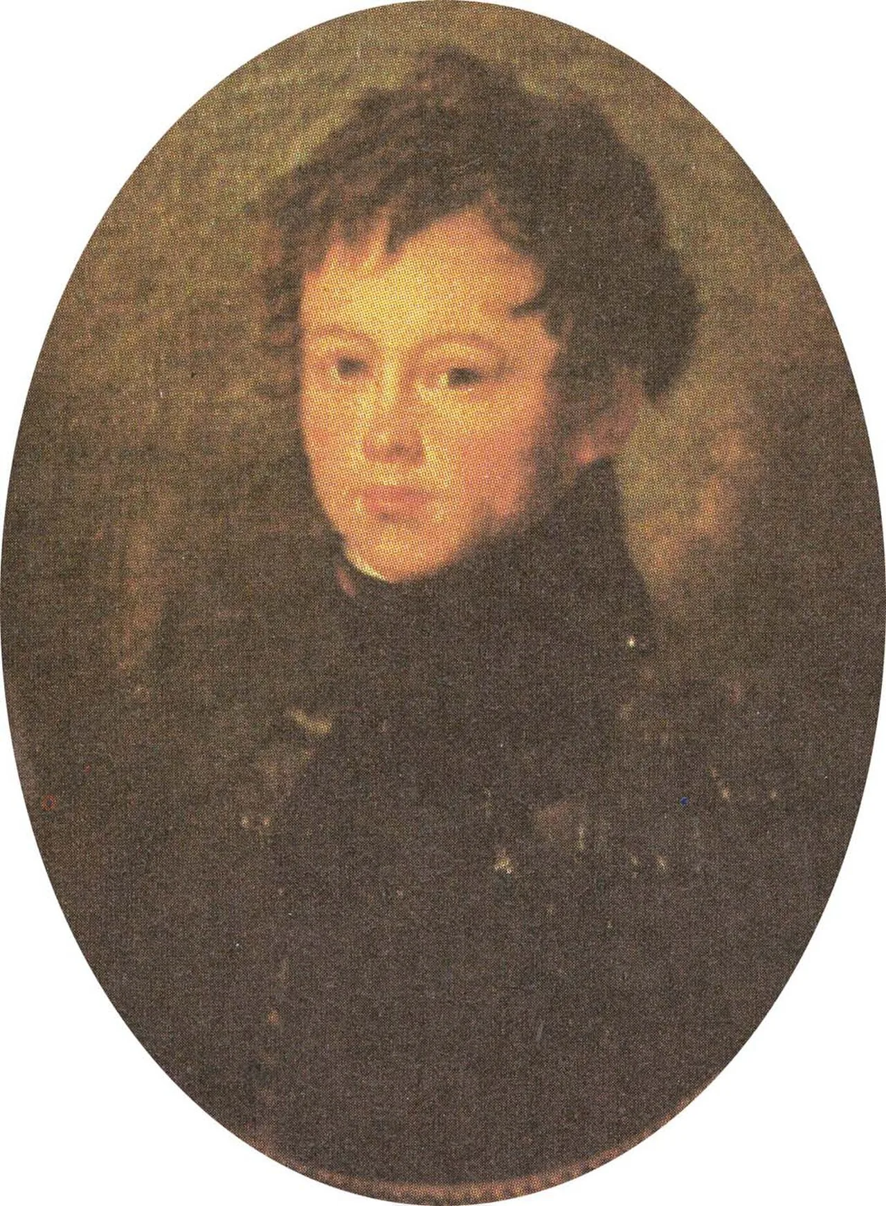 Porträt von Prince Moritz Wilhelm of Nassau-Weilburg (1820–1850) – Gedenkseite